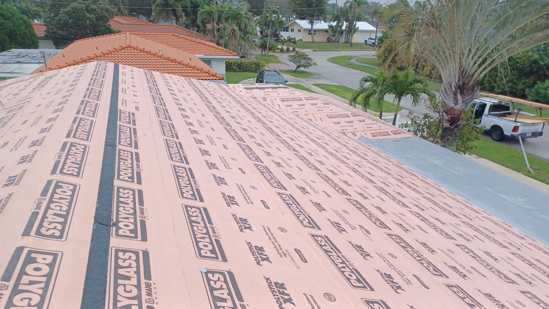 Residential Roofing Installation using 1" Nail strip metal roof by BLUES BROTHERS ROOFING