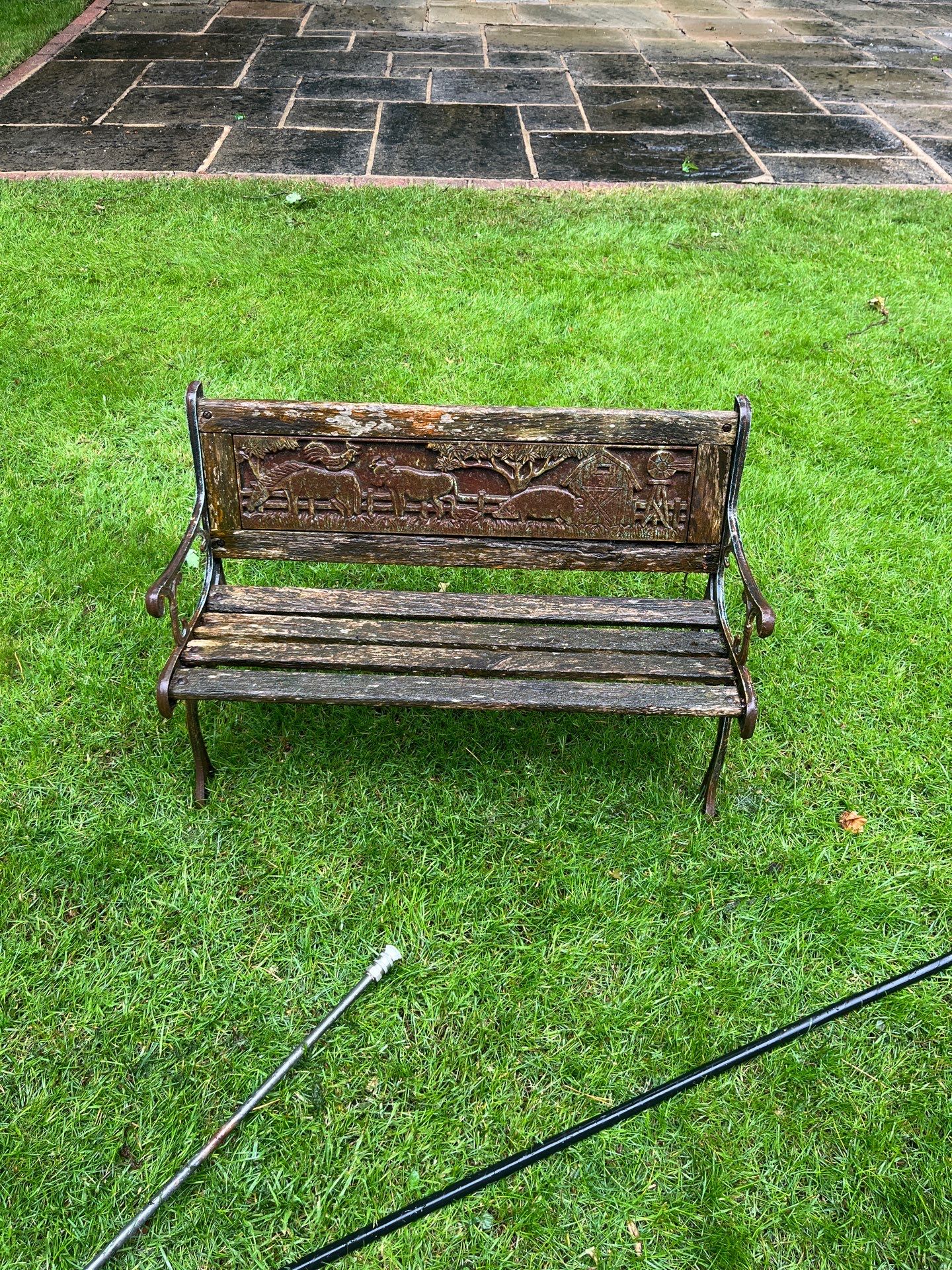 Patio Clean using 18inch Whirlaway FSC by Ges Exterior Cleaning ltd
