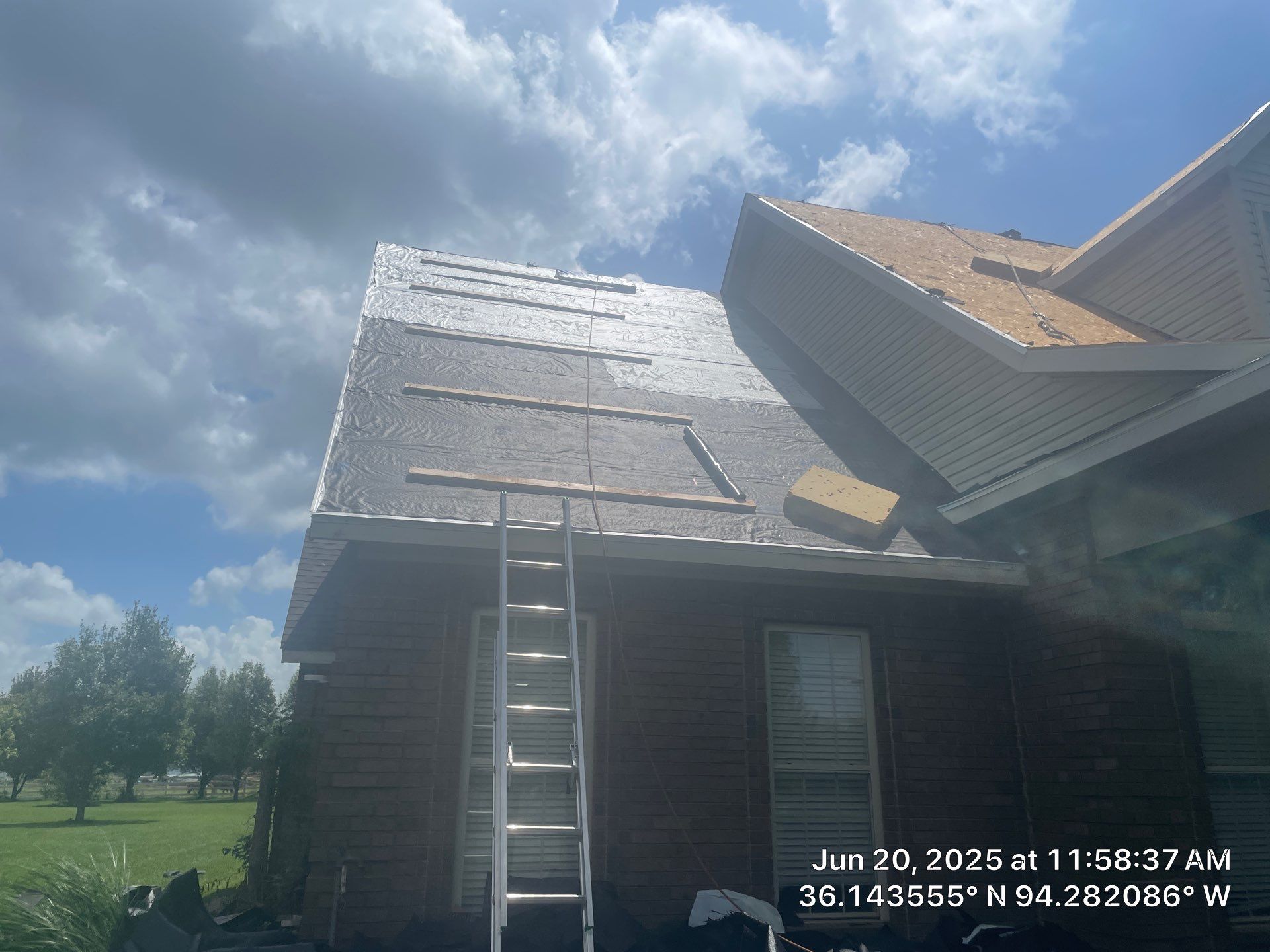 Residential Roof Installation in Fayetteville, AR by Ozark Mountain Roofing