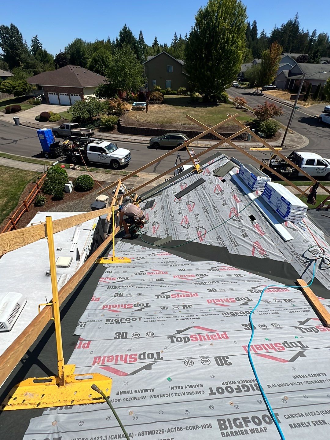 Residential Roofing Installation using Malarkey Highlander by Orezona Building & Roofing Company, Inc.