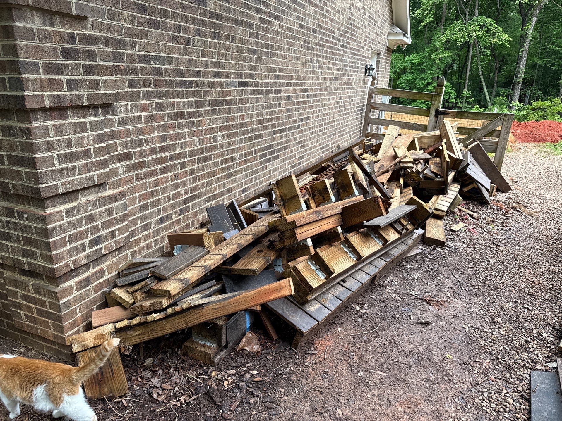 Project in Waxhaw by Badger Hauling