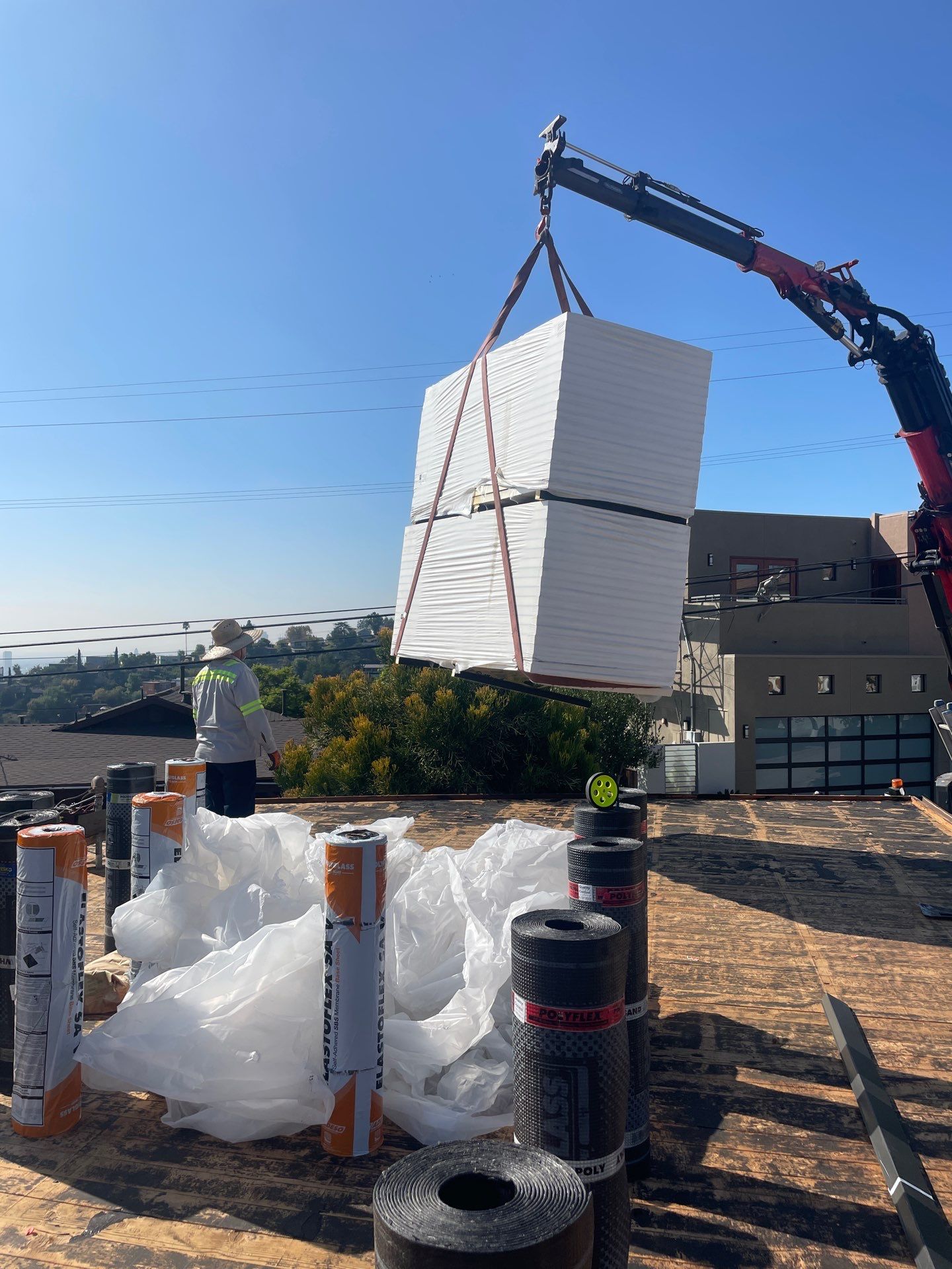 Residential reroofing project in Eagle Rock by Hull Brothers Roofing