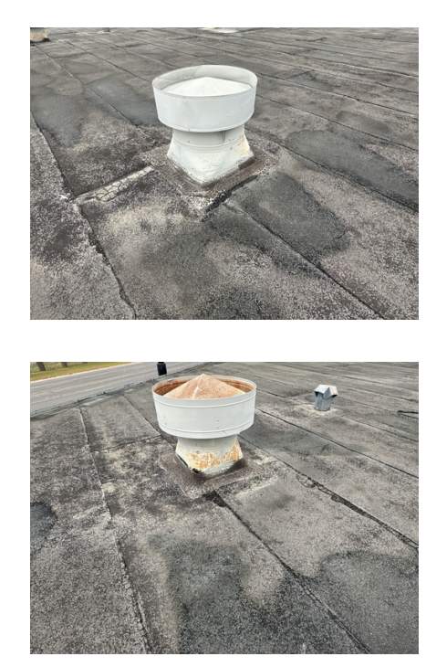 Commercial Silcone Roof Repair using Silcone Coating by Galvan Roofing and Construction