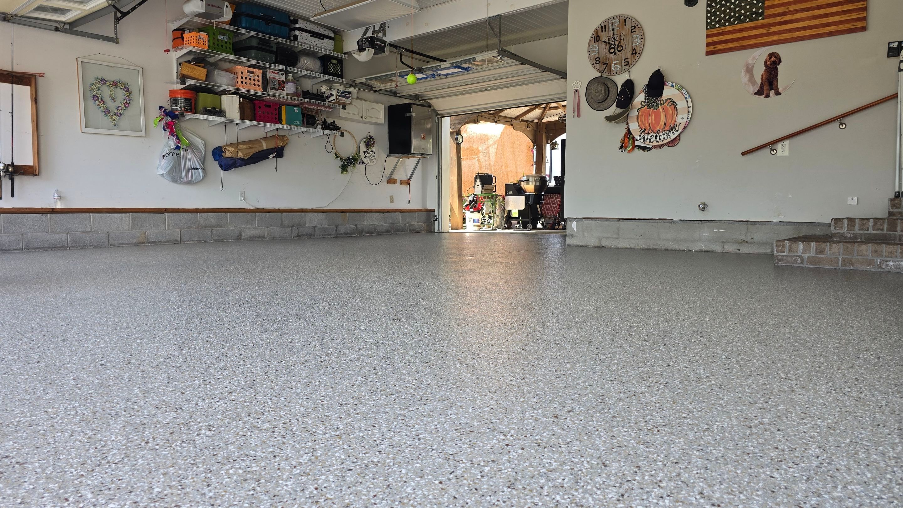 Garage Using Creekbed by Elite Floor Solutions