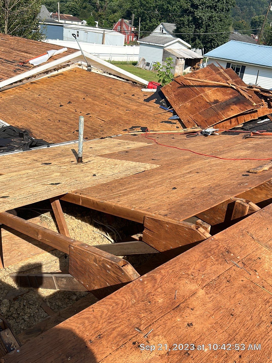 Residential Roofing Repair using Metal by Mr. Roofer