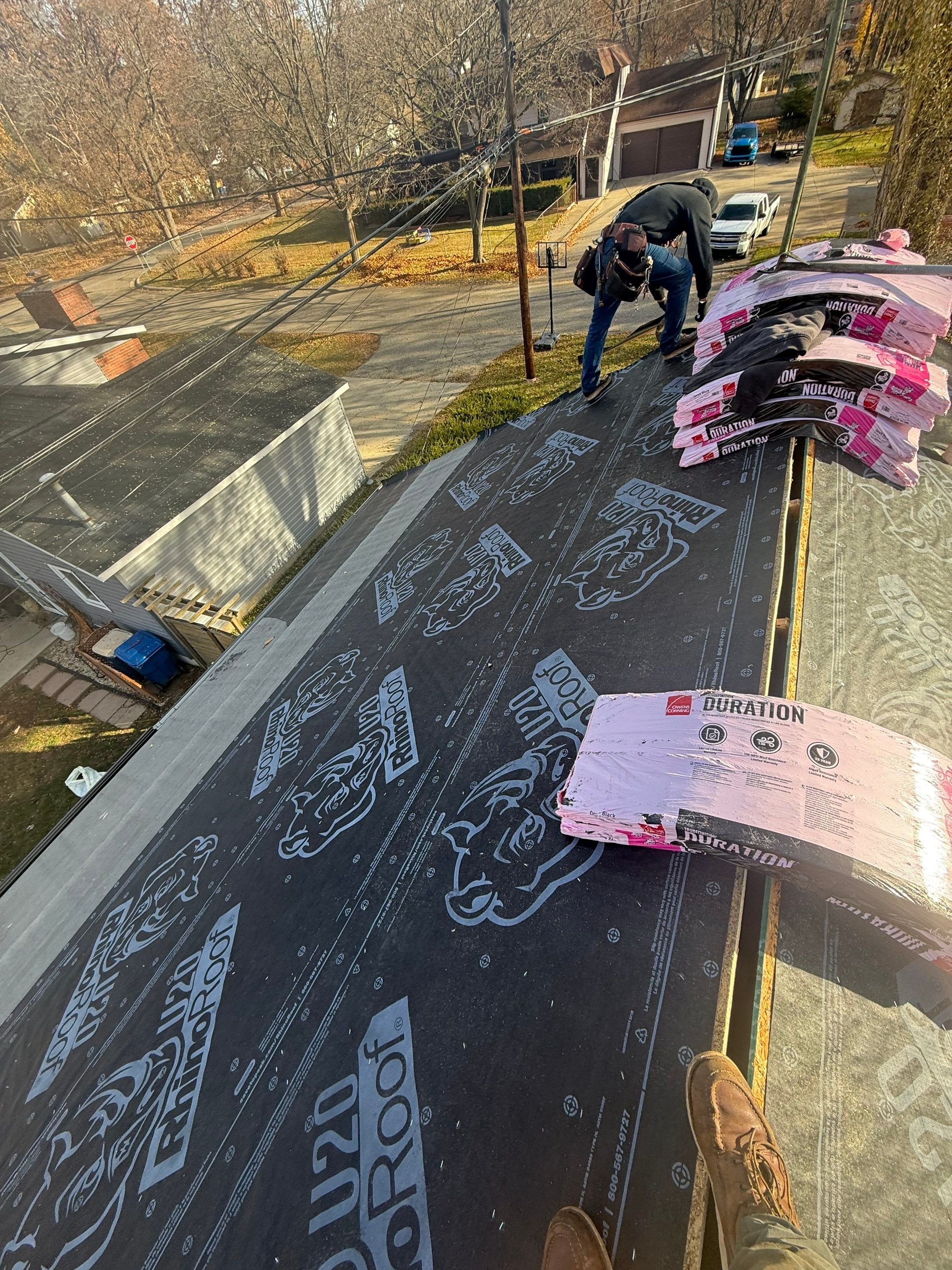 Roof Replacement using Owens Corning Onyx Black by 180 Contractors