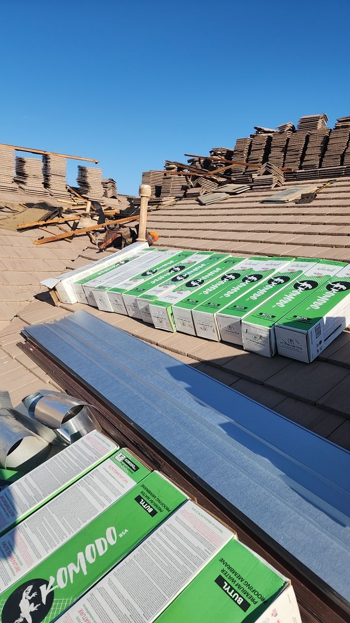 Terracotta Brown Concrete Tile  by Reimagine Roofing