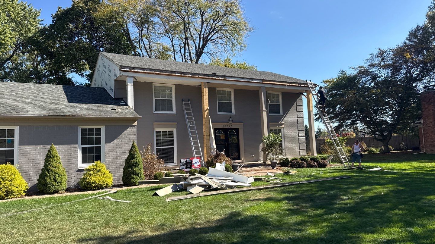 Siding Replacement using Alside S7 Cedar Mill Grain Storm Grey by 180 Contractors