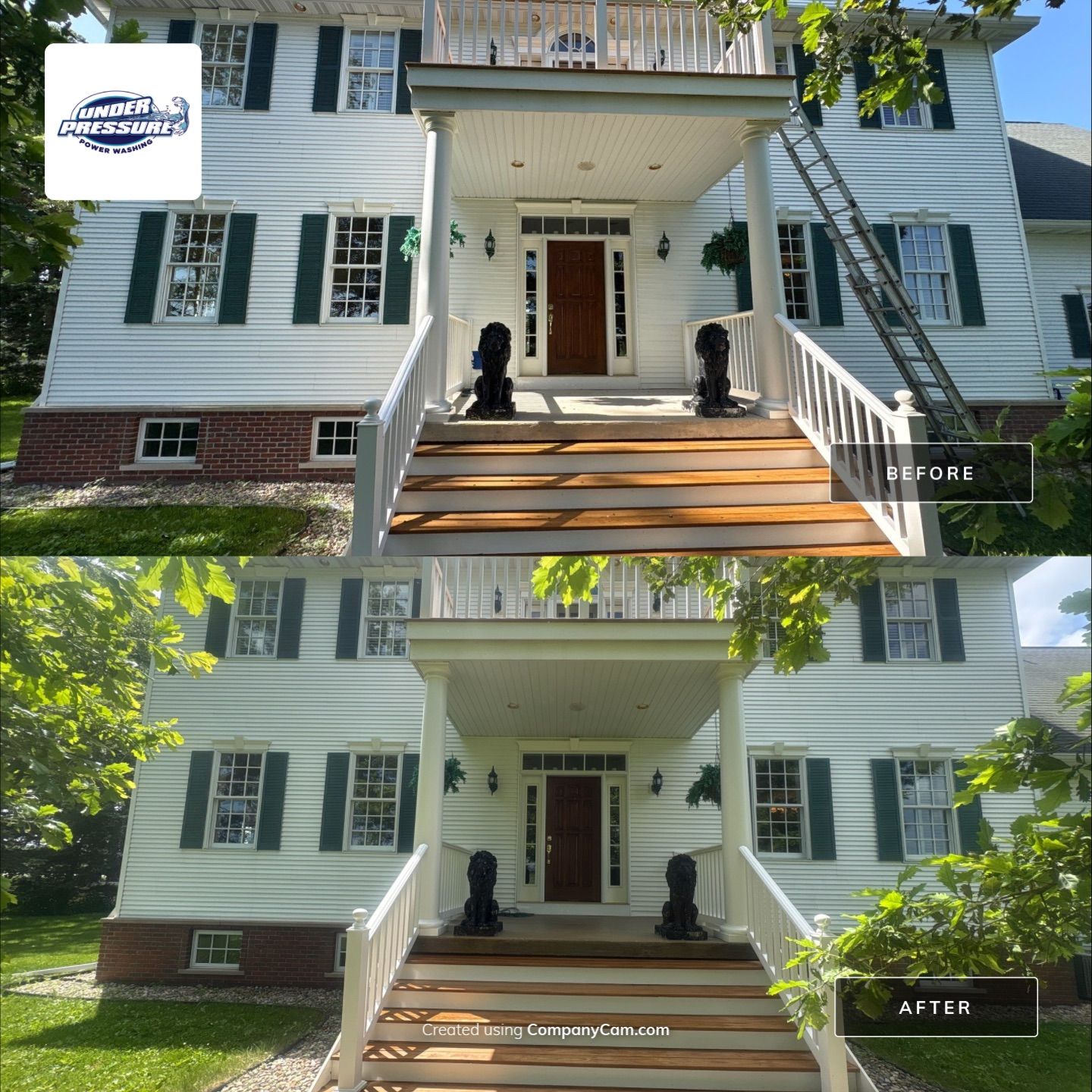 Comprehensive Vinyl and Metal Siding Power Washing in Verona by Under Pressure Power Washing