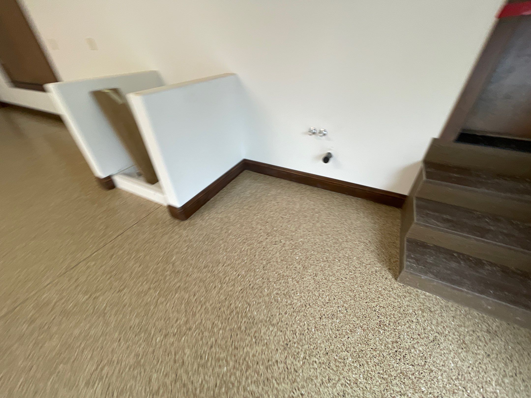 Garage Transformation using Pecan by Croc Coatings, LLC