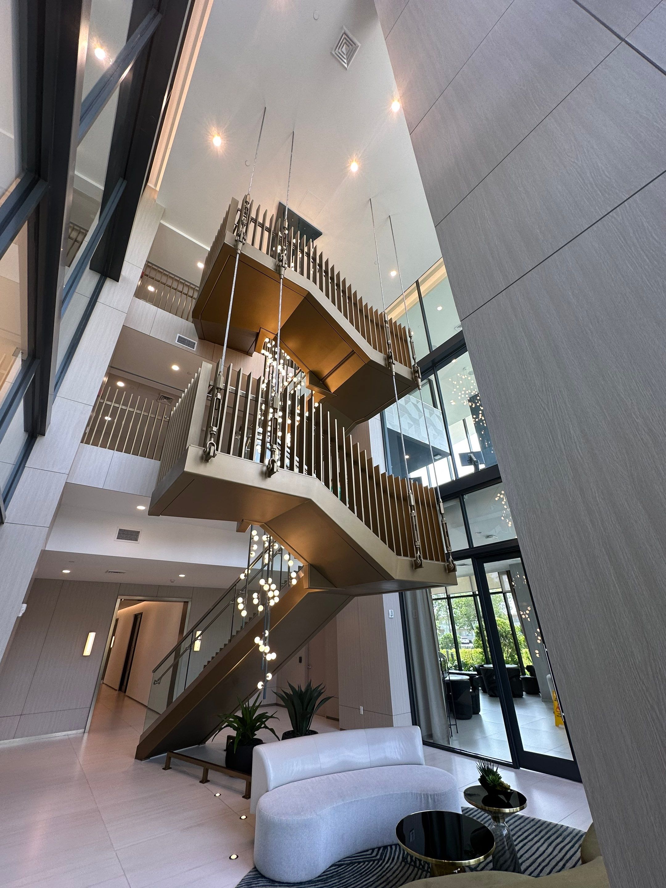 Custom Commercial Lobby in Hallandale Beach by Toledo Iron Works