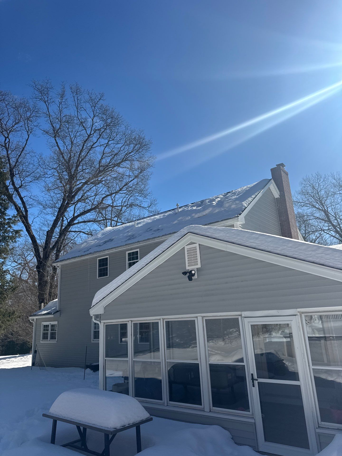 Ice Dam & Snow Removal Project in Chelmsford by Mighty Dog Roofing of Greater Middlesex County