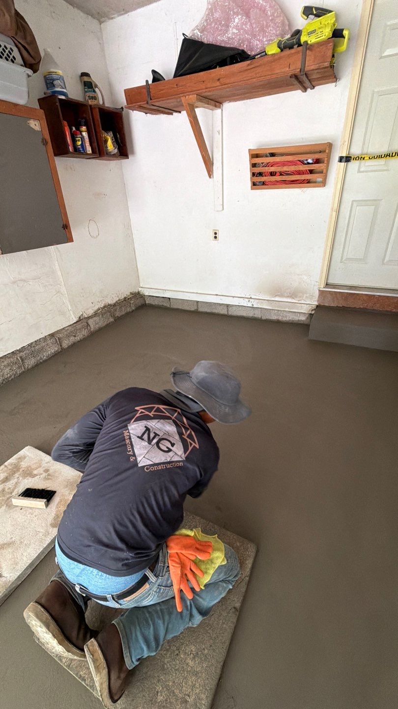 Rochester Garage Floor Replacement by NG Masonry & Construction LLC