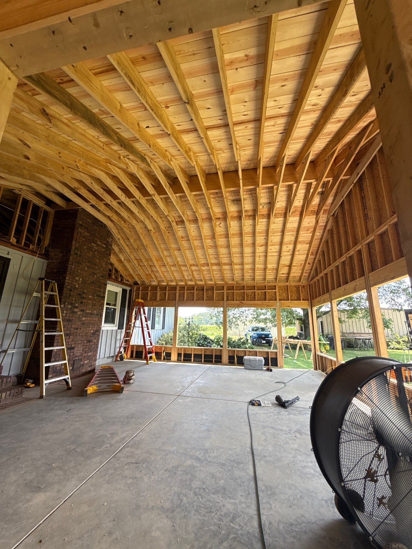 Sunroom and Garage Addition by Skilled Construction LLC