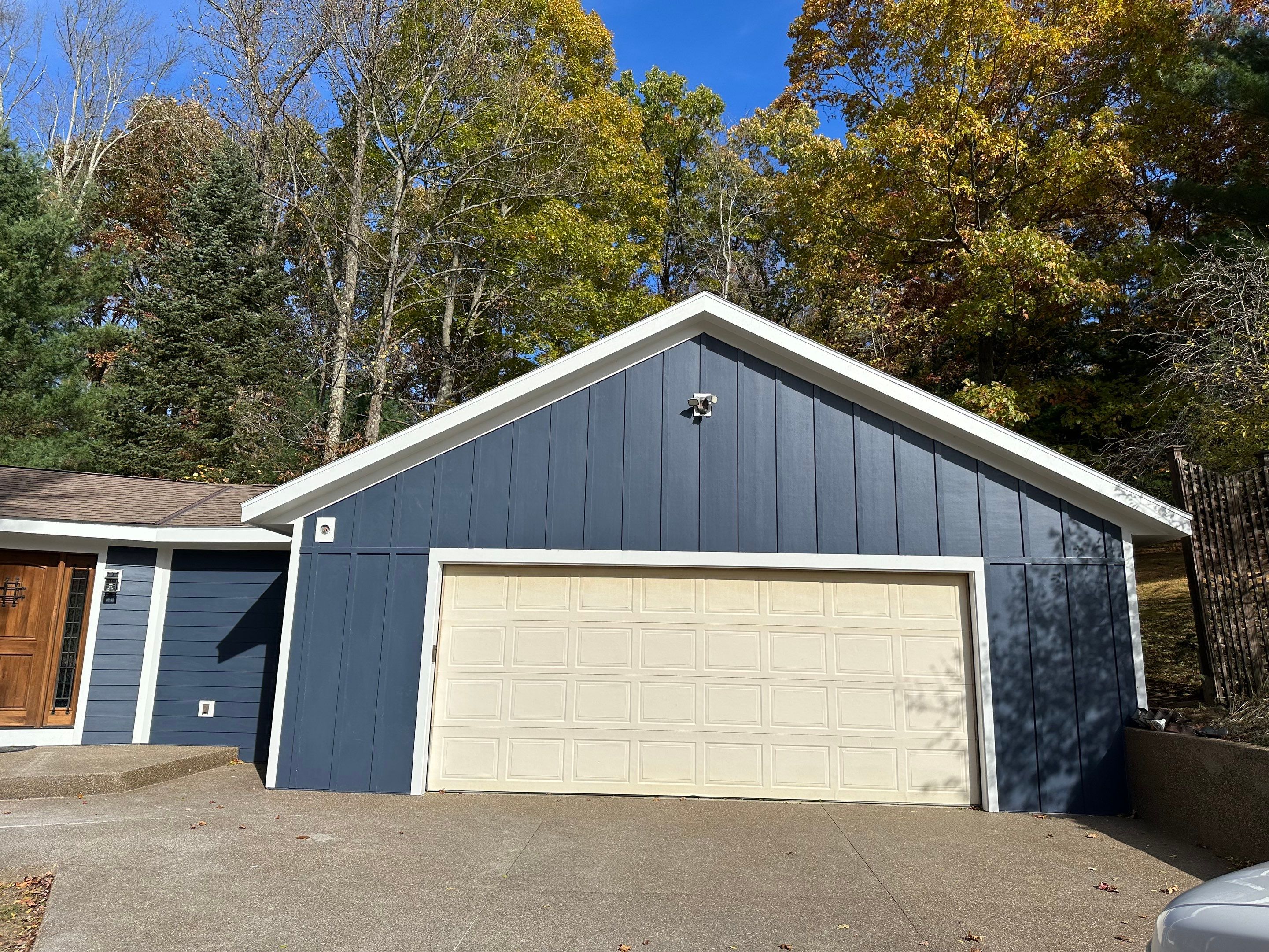 Siding Installation using James Hardie Board & Batten Siding by Best Roofing & Siding Company