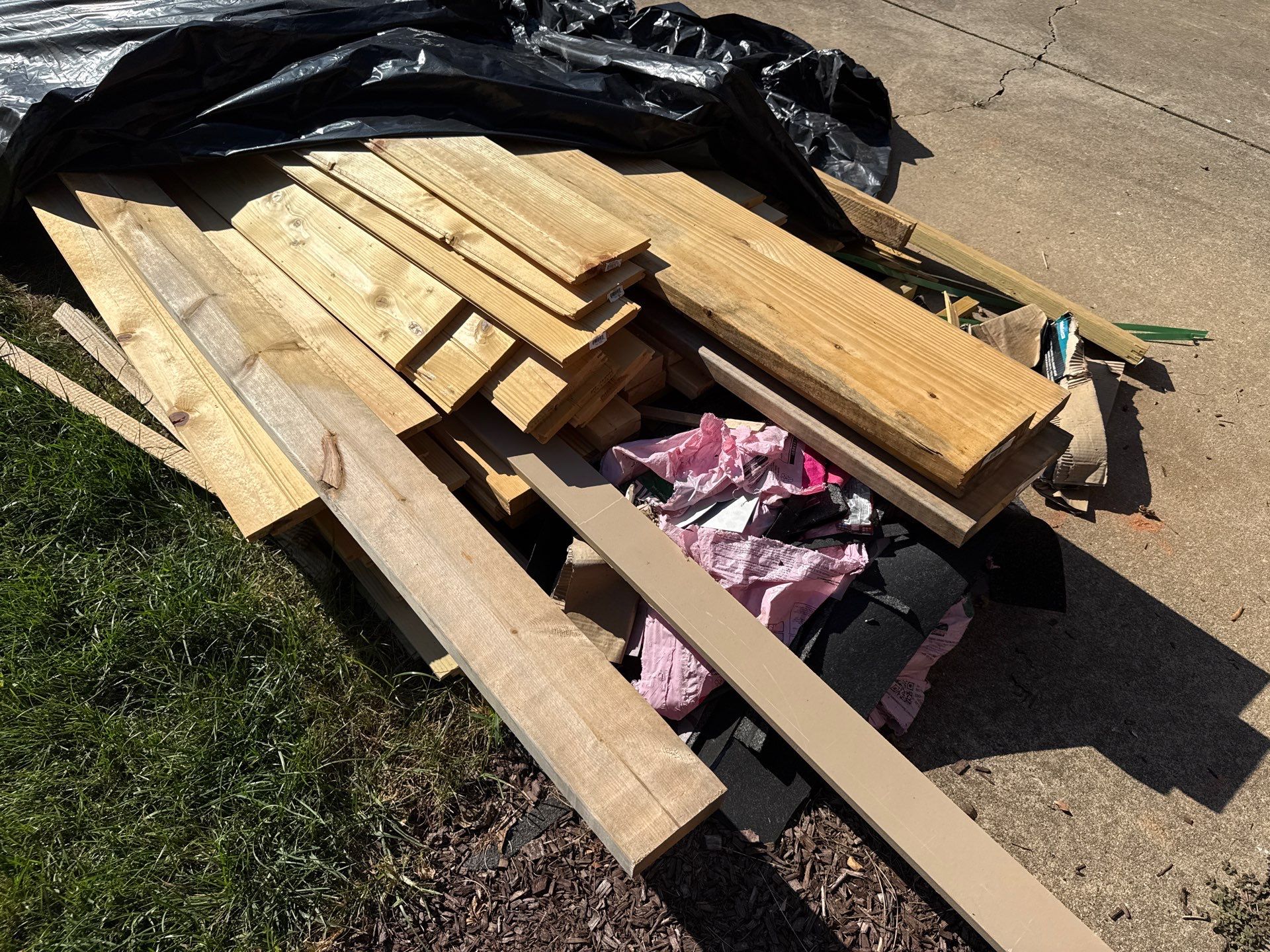 Project in Huntersville by Badger Hauling