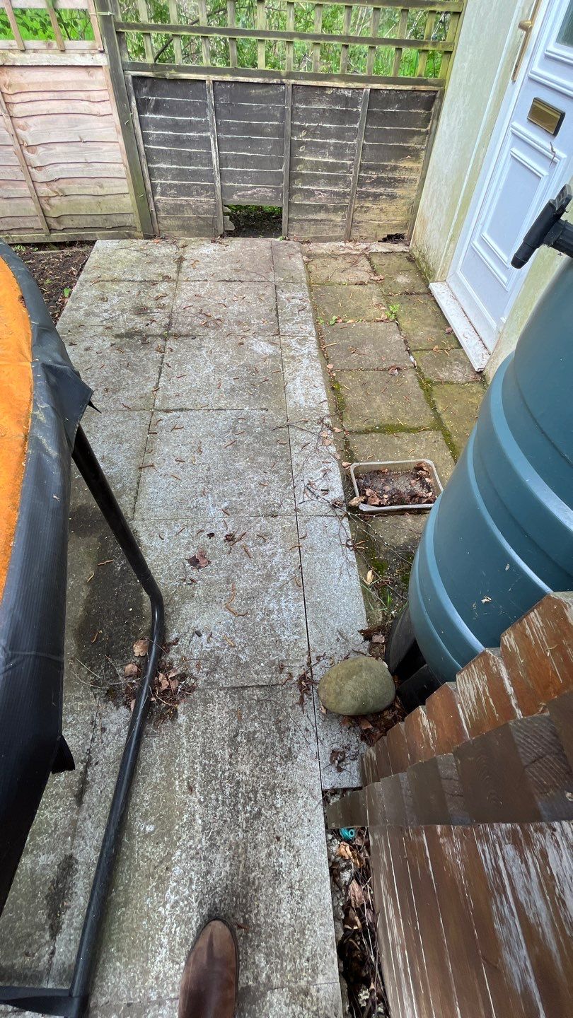 Patio Clean using honda 21 ltr/min by Ges Exterior Cleaning ltd