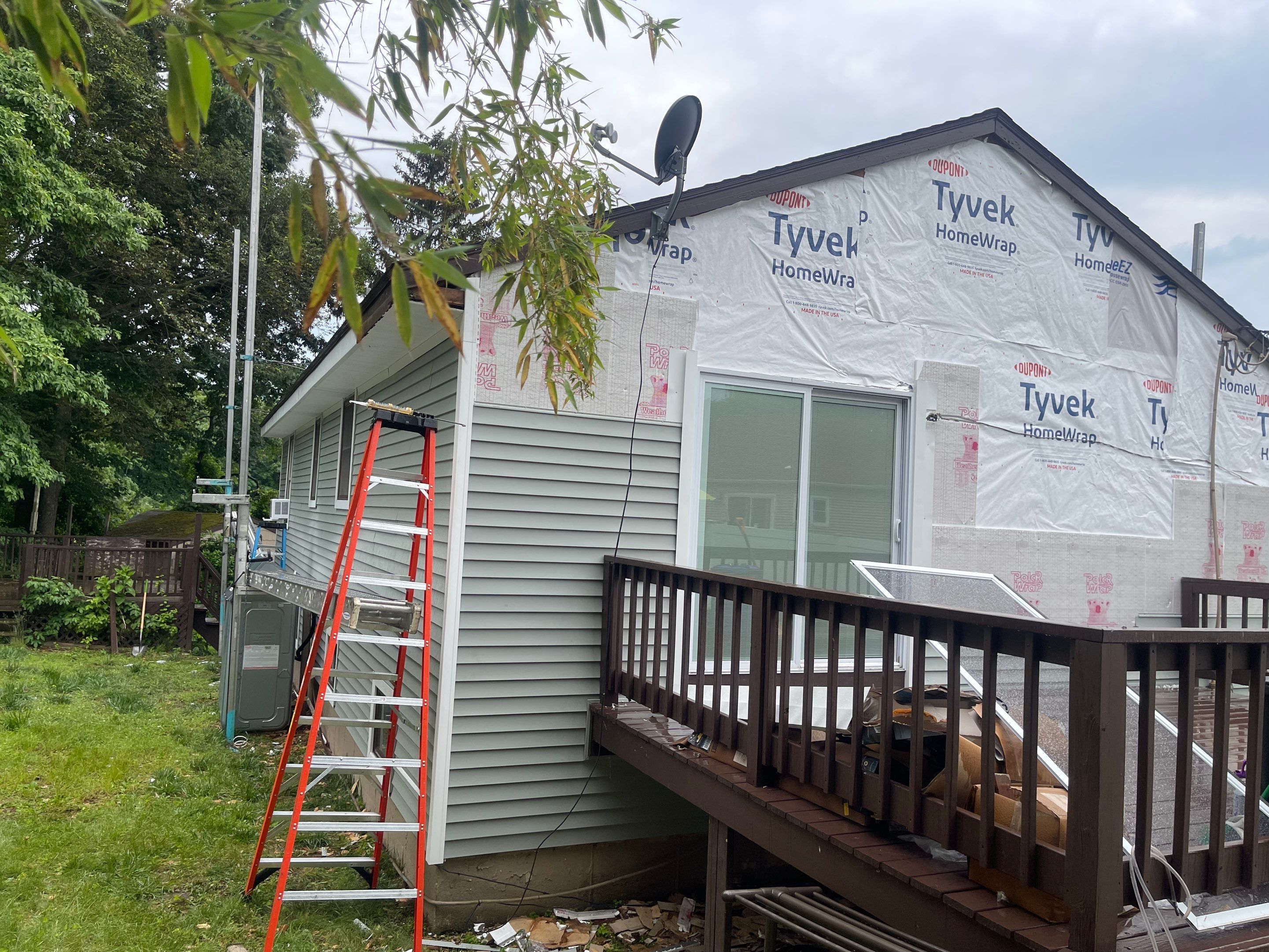 Siding Installation using Certainteed Monogram Seagrass by A Plus Exterior
