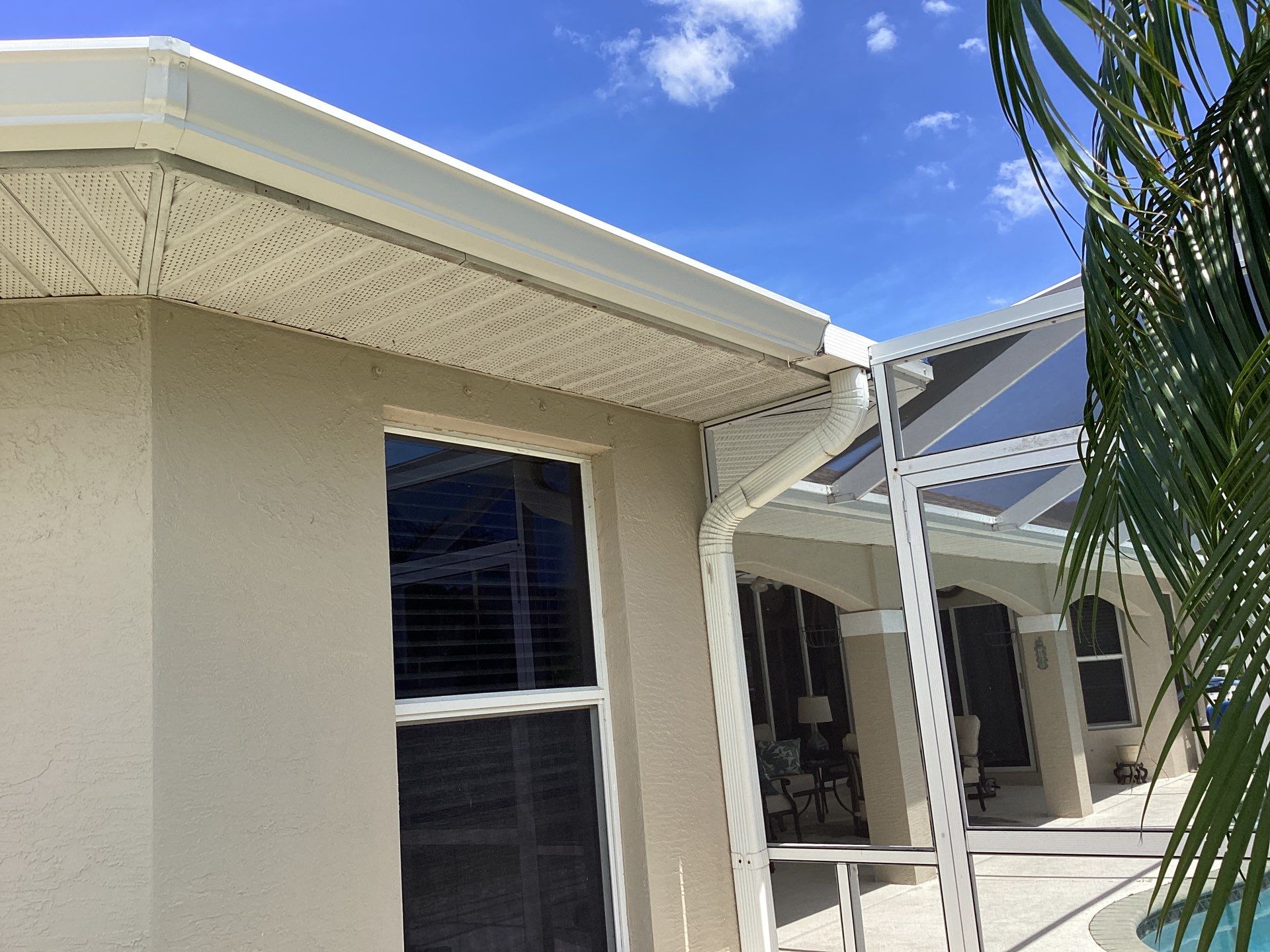 Soffit and Fascia Installation using Vinyl Soffit by Gutter Professors