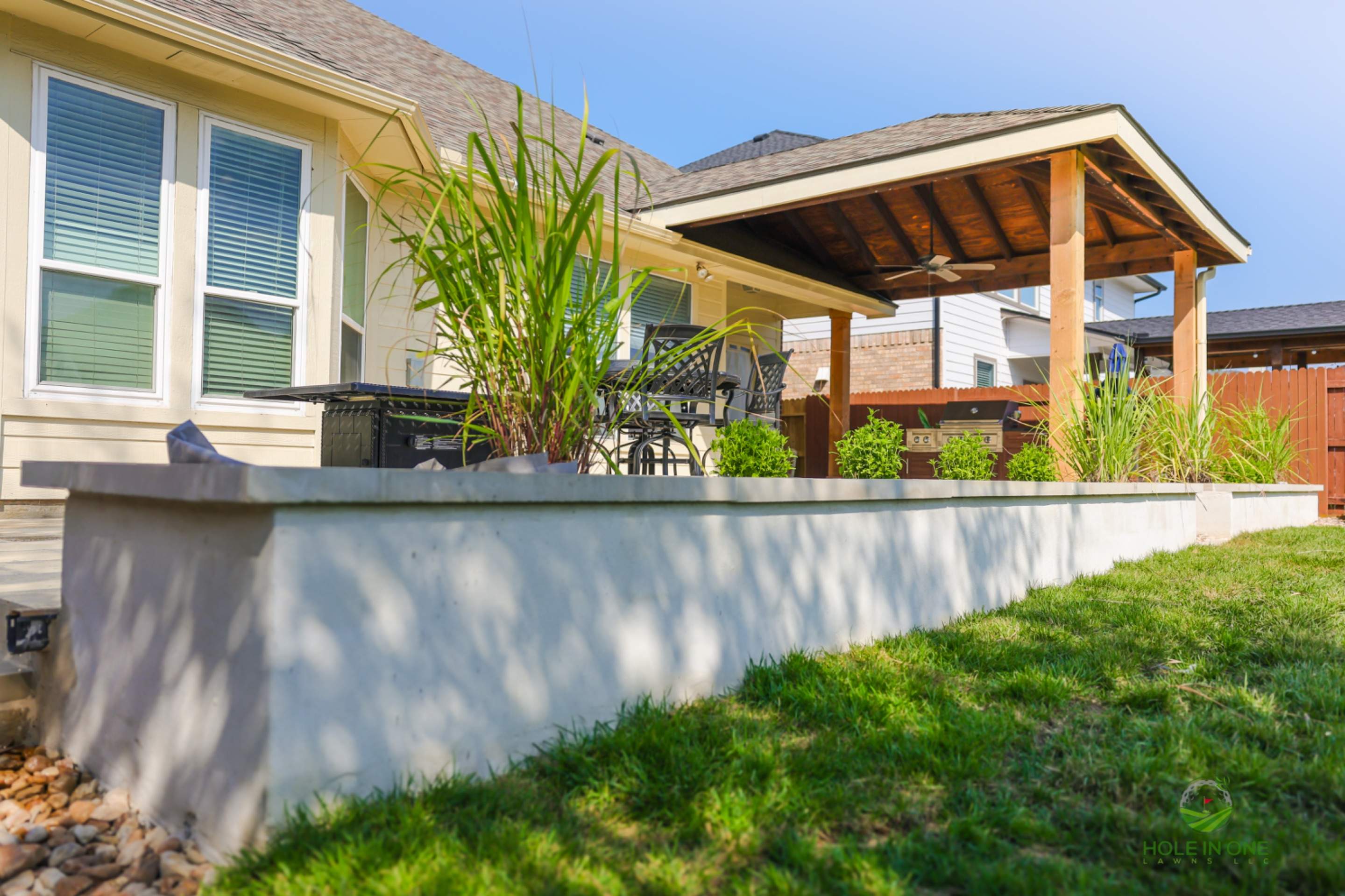 Buffalo Crossings, Cibolo Tx.  by Hole In One Lawns, LLC