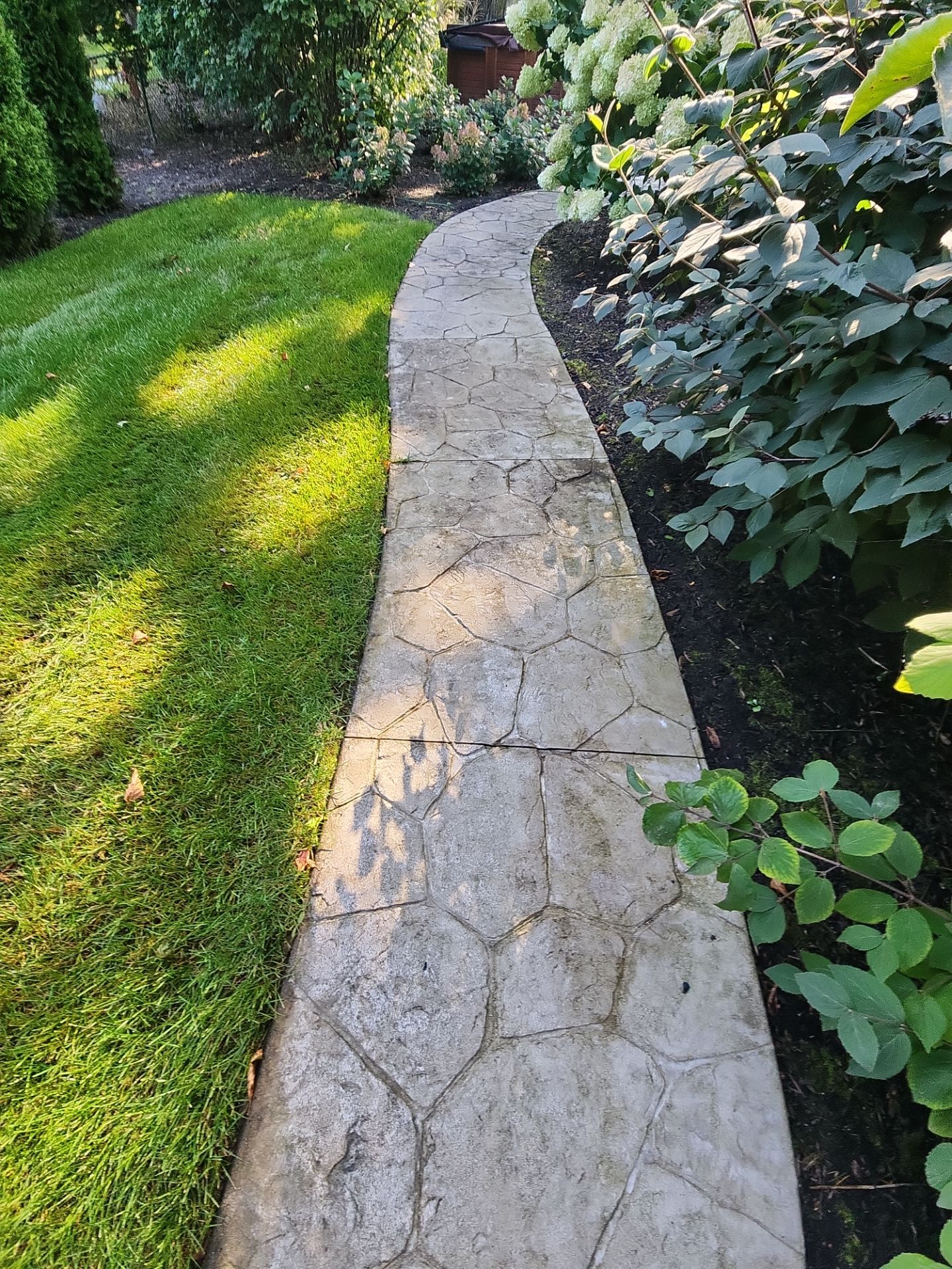 Stamped Concrete Surface Cleaning by Northern Power Washing LLC.