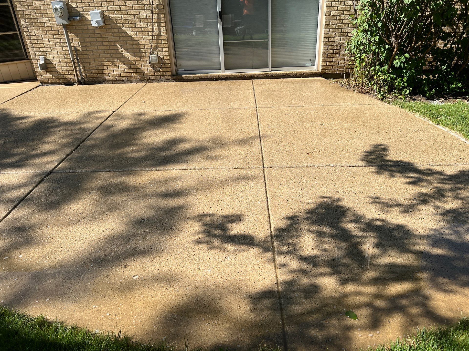 concrete patio power washing  by Northern Power Washing LLC.