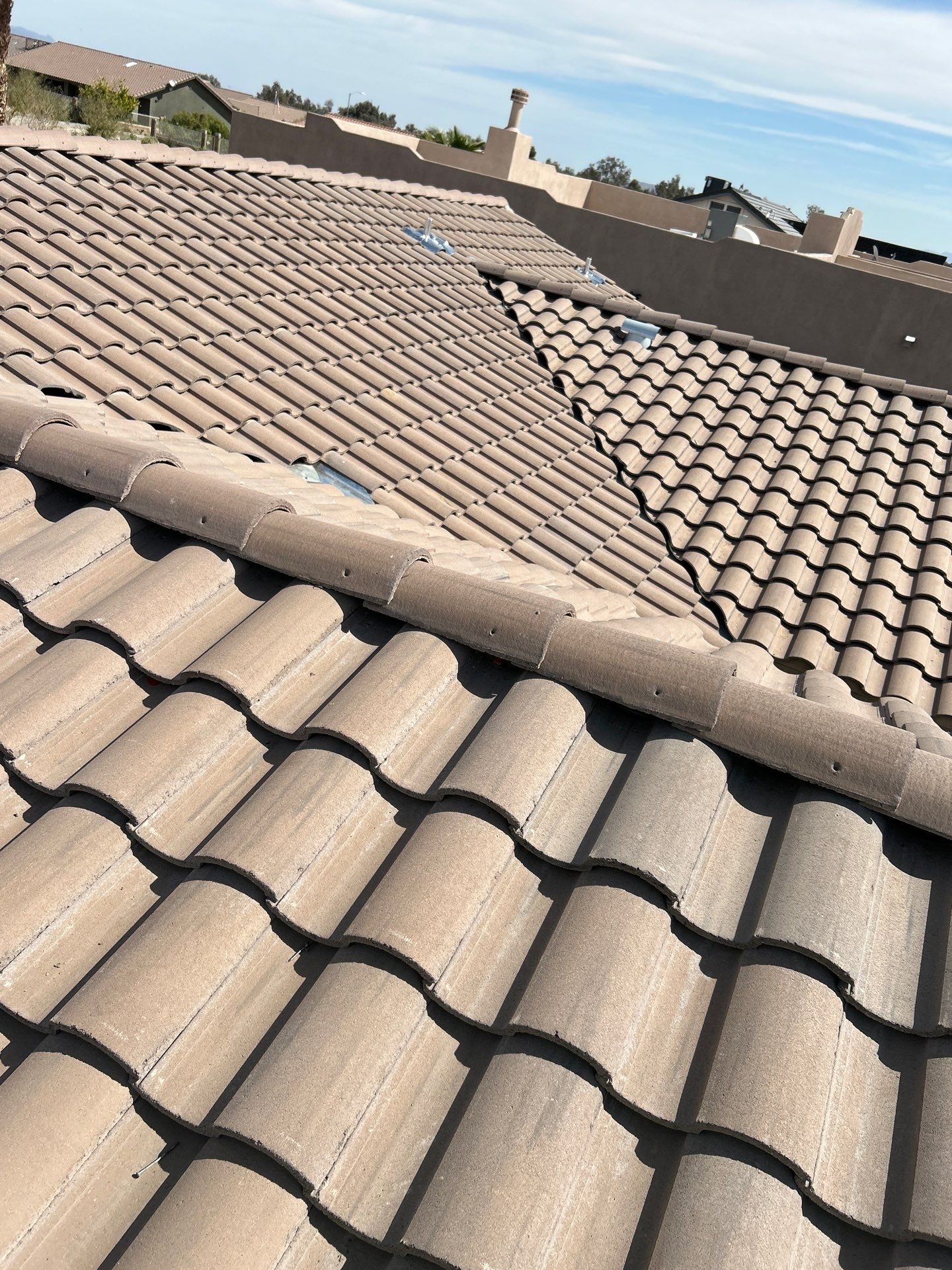 Sandstone Beige Concrete Tile by Reimagine Roofing