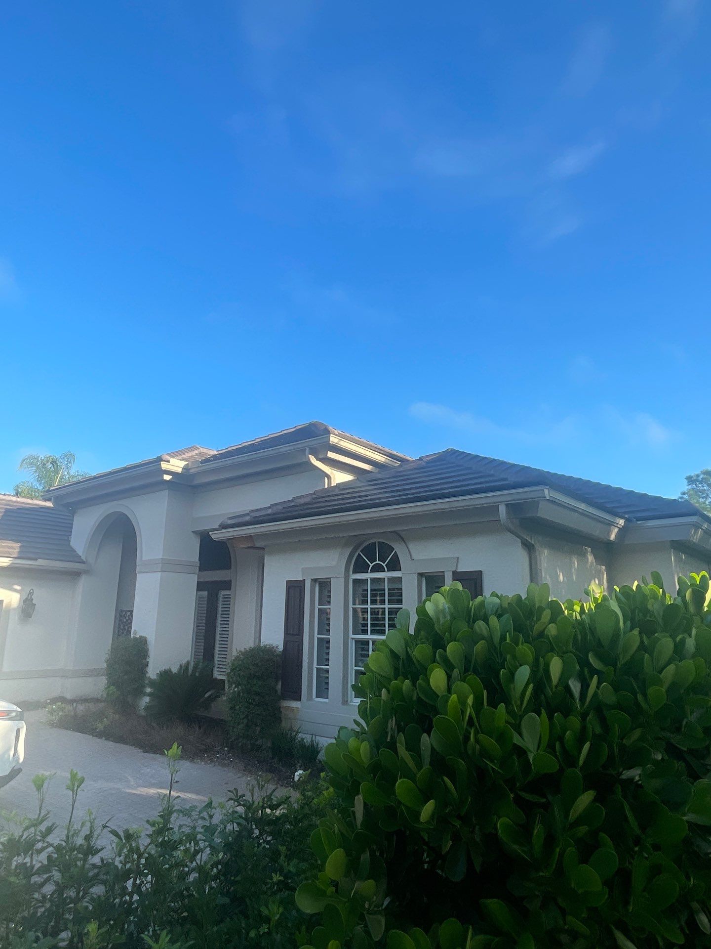 6-inch K-style Gutters with New Splash Guard in Bonita Spring FL by Gutter Professors
