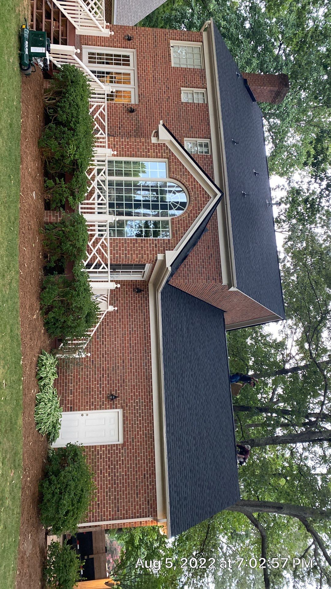 Roof Replacement using Gaf HDZ Charcoal by Just In Time Roofing and Restoration