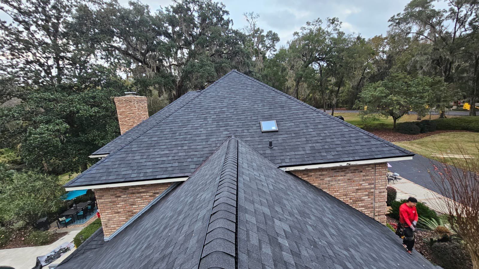 Large 60 sq reroof in Gainesville, FL by Brehm Roofing