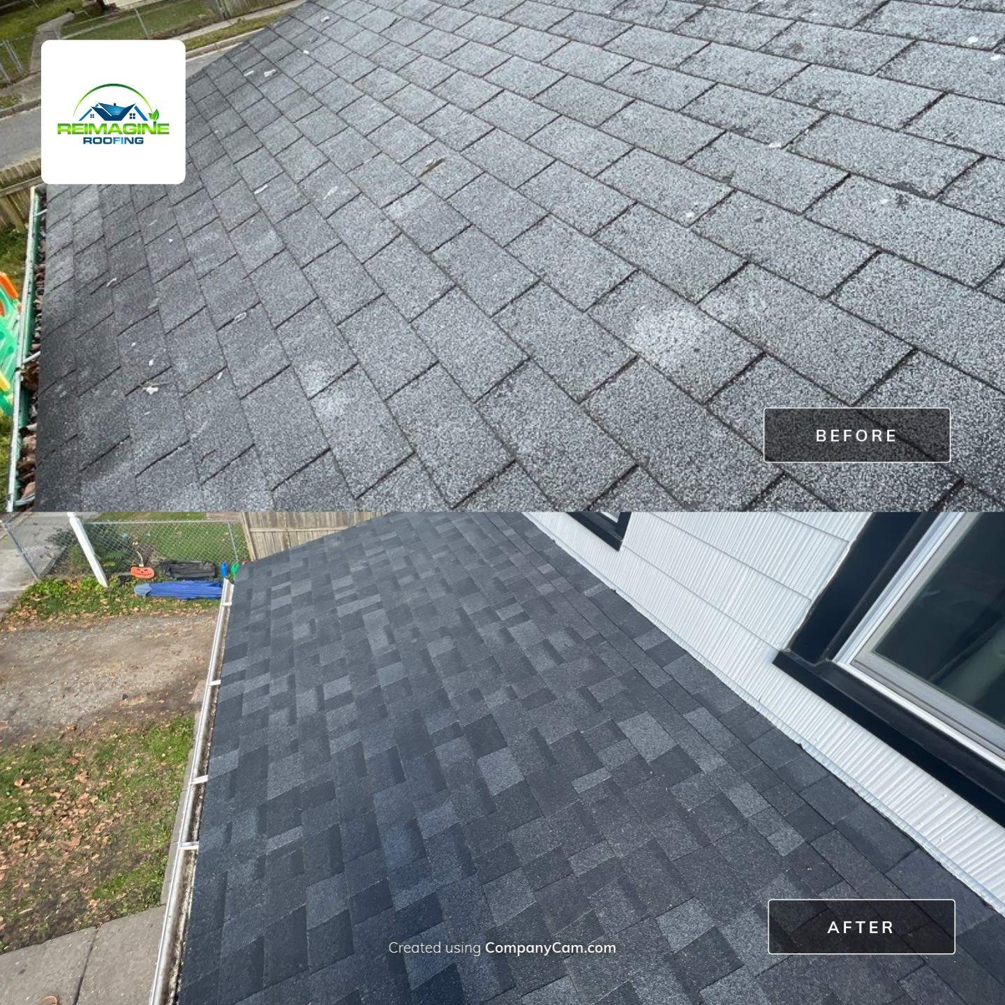 Onyx Black Shingles by Reimagine Roofing