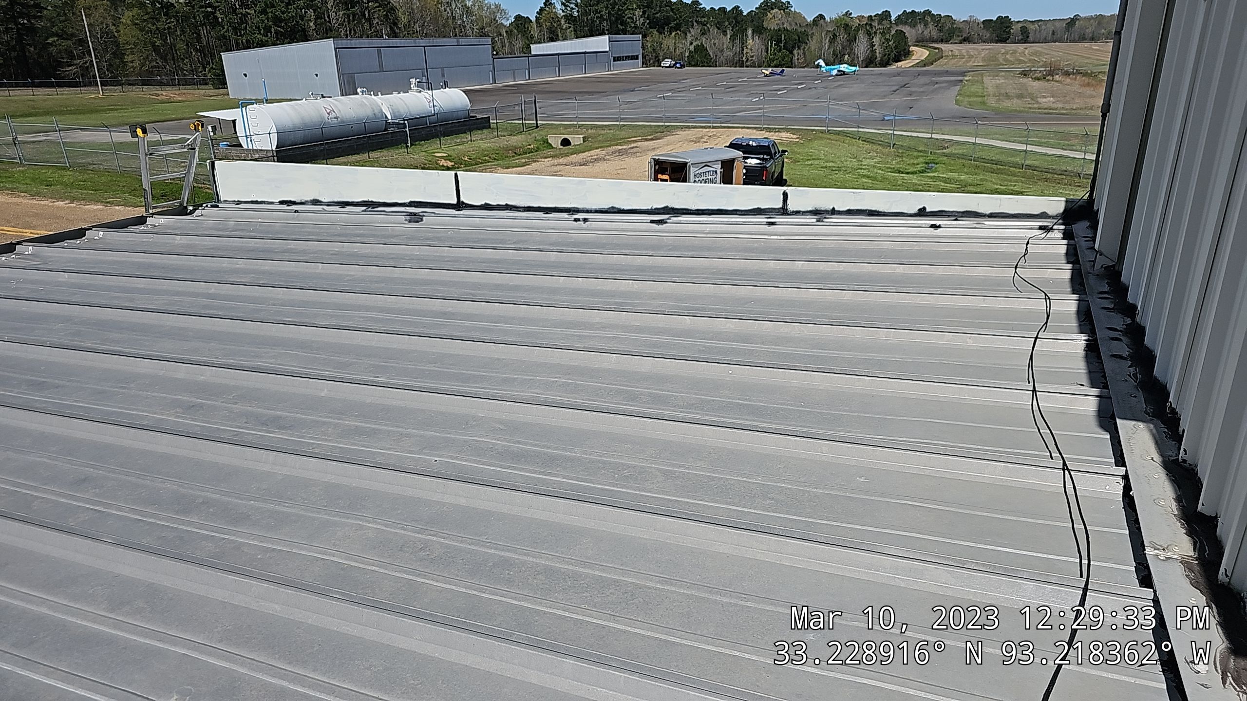 Magnolia Airport Terminal by Hostetler Roofing