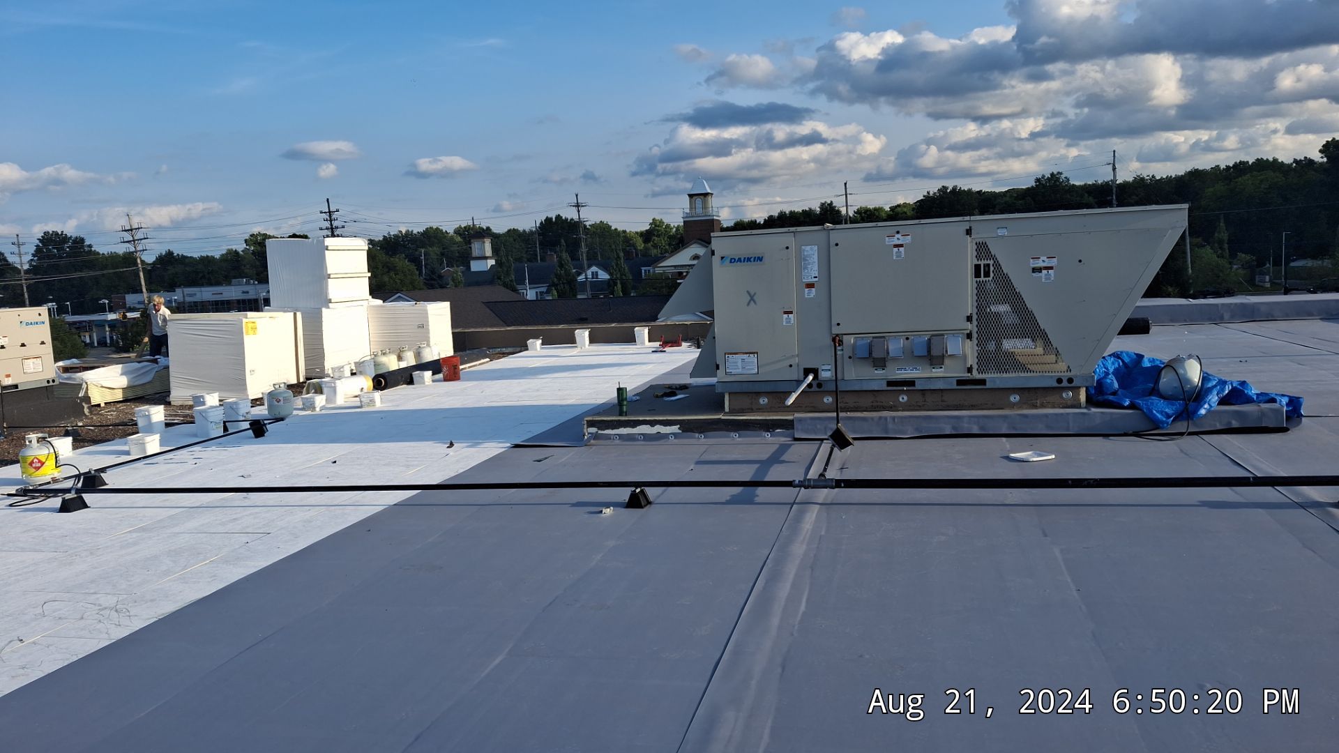 Mayfield Ohio TPO Roof Install by Gold Star Roofing LLC 