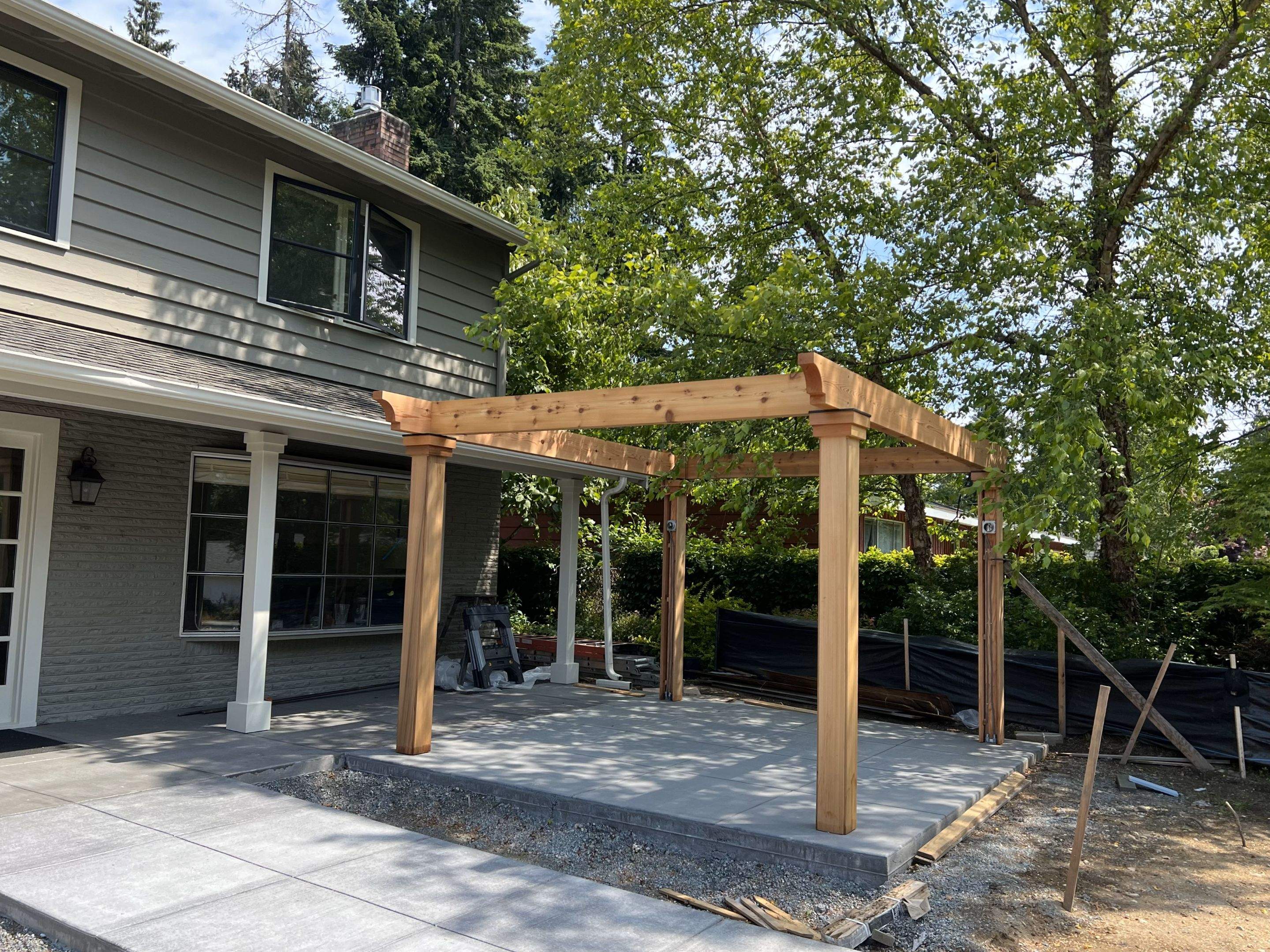 Concrete Driveway Makeover | Edmonds  by Jireh Asphalt & Concrete Inc 