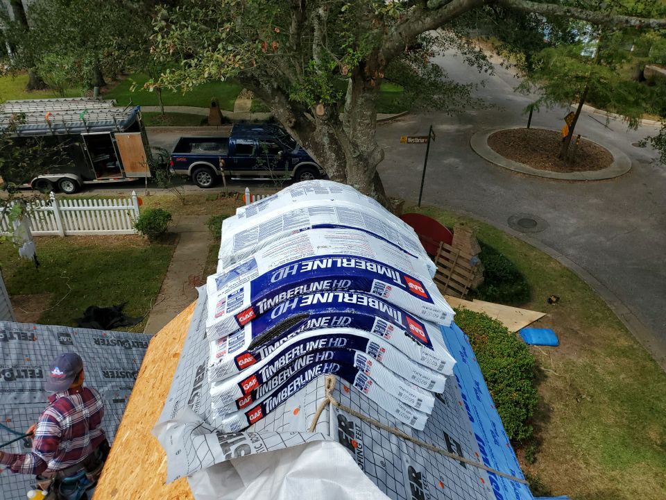 Residential Roofing Installation using Roof Replacement by American Roofing & Construction LLC