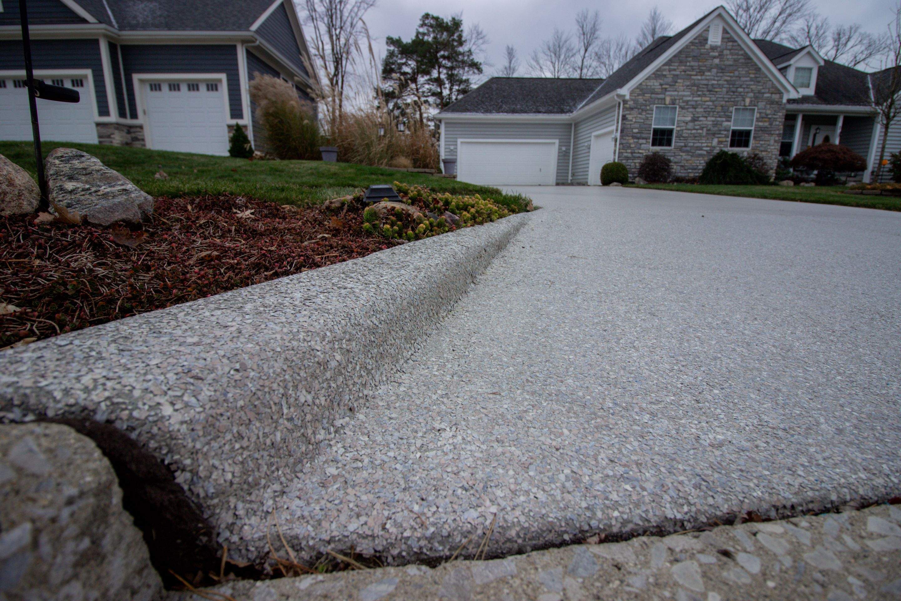 Driveway Installation using Fieldstone by Your1DayFloor.com