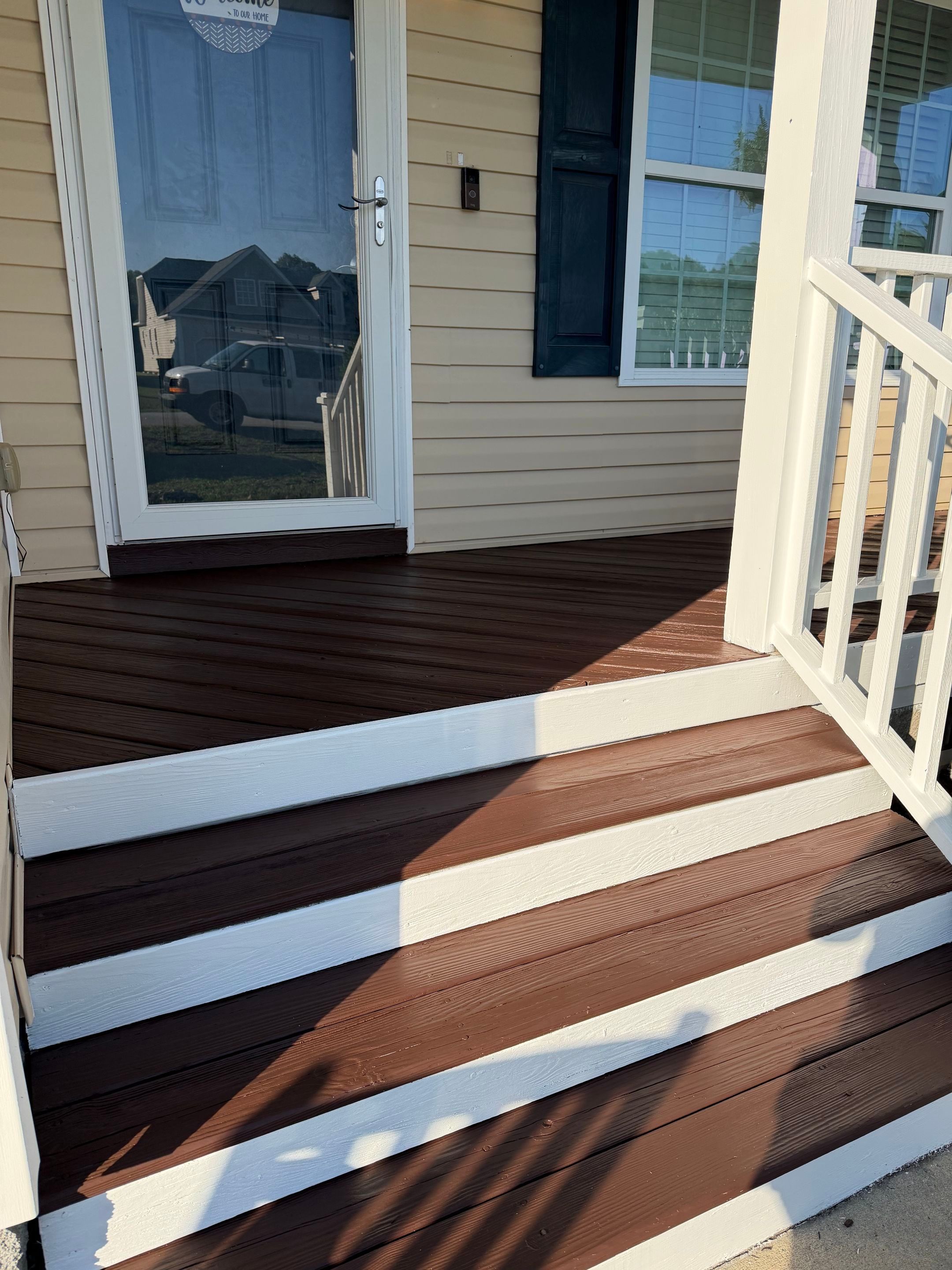 Front Porch Restoration in Angier NC | Before and After Porch Makeover by Elite Remodeling and Design LLC