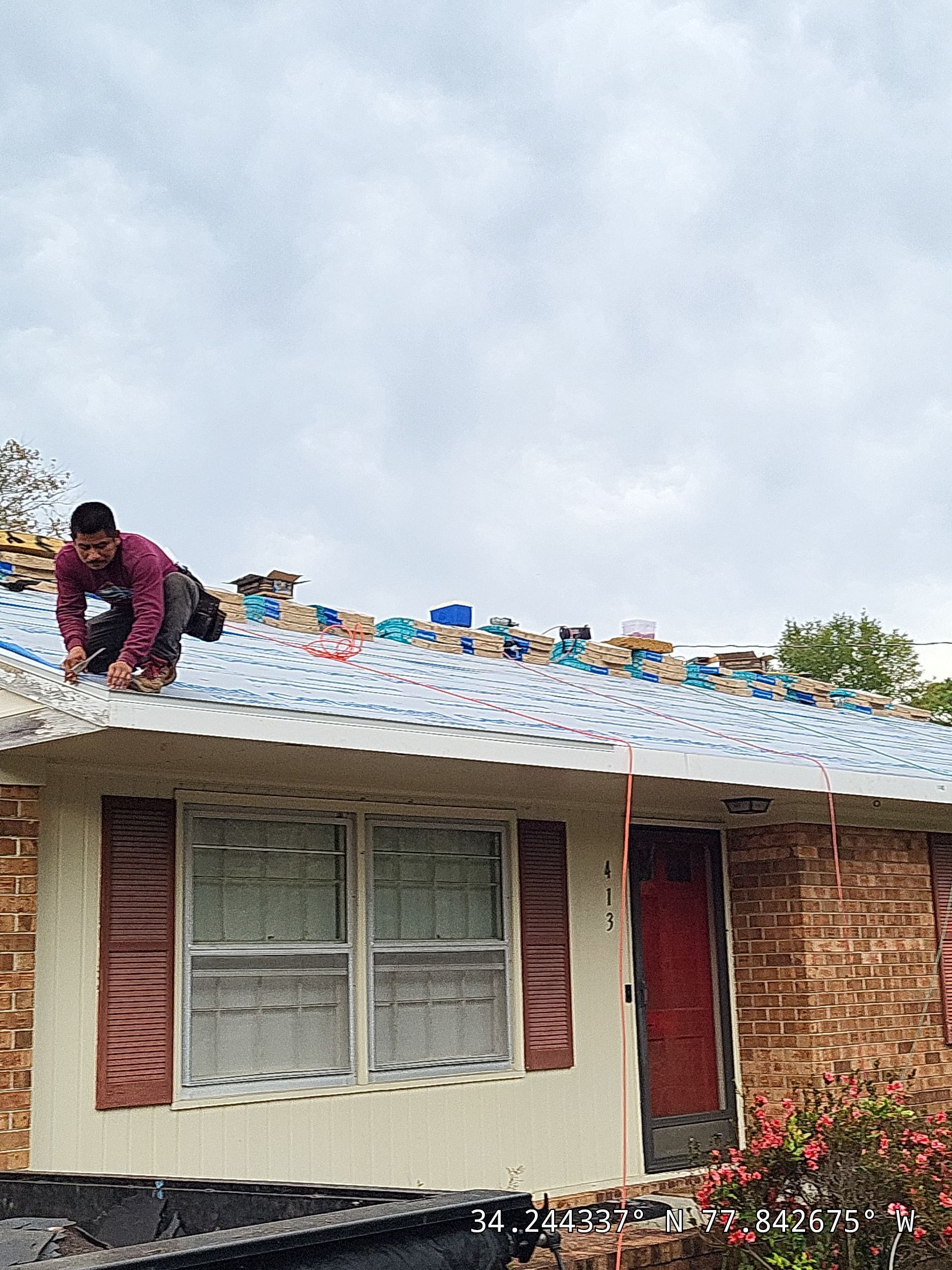 Roof Replacement in Wilmington, NC Using CertainTeed Landmark Shingles by RGR Construction and Roofing, LLC