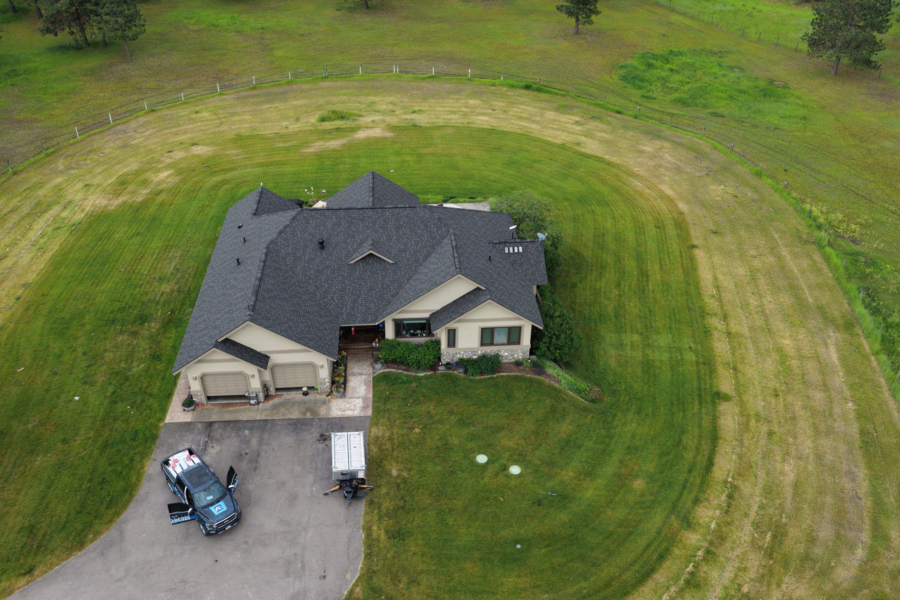 Roof Replacement using GAF Timberline HDZ - Midnight Mesa  by Montana Roofing Solutions