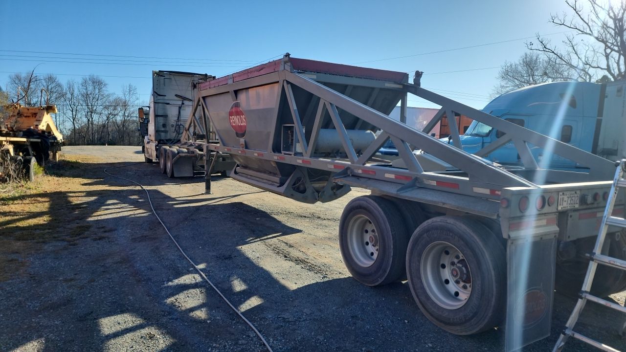 semi-truck clean using cleaner by Power Wash Masters LLC