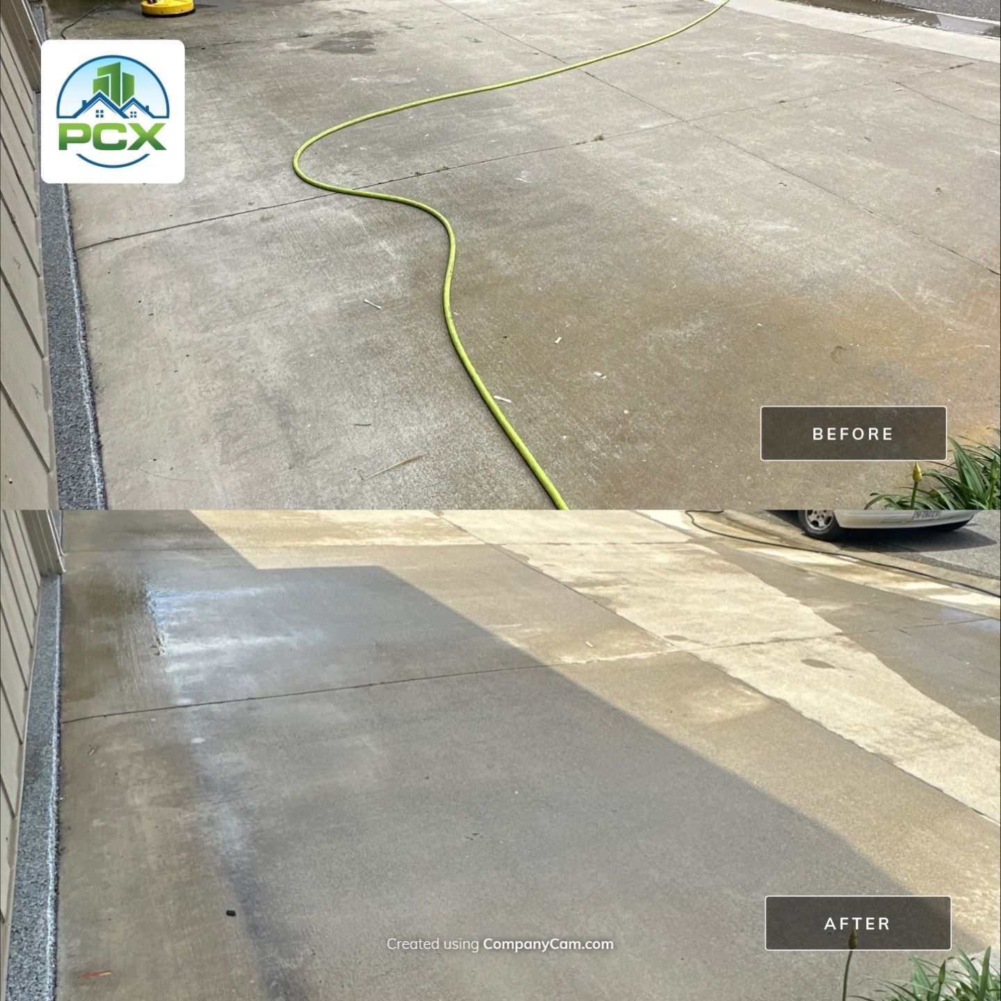 House Wash and concrete cleaning in Fountain Valley by Property Cleaning Experts, LLC