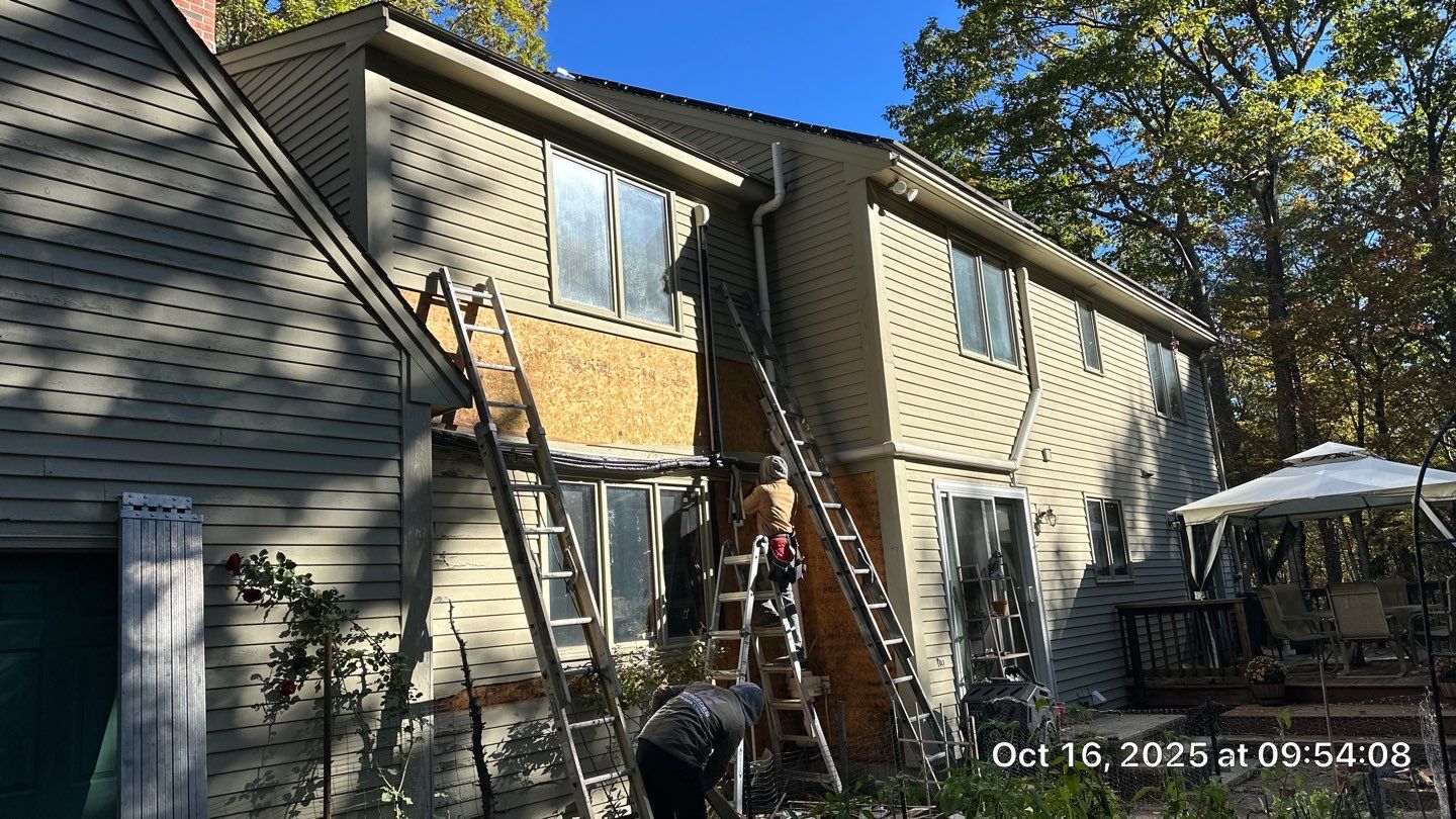Wood Clapboard Siding Restoration | Pepperell, MA by Mighty Dog Roofing of Greater Middlesex County