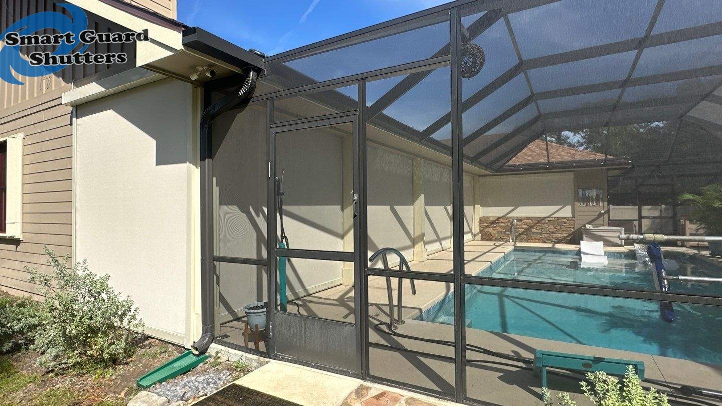 Hurricane Protection in Ivory by Smart Guard Shutters