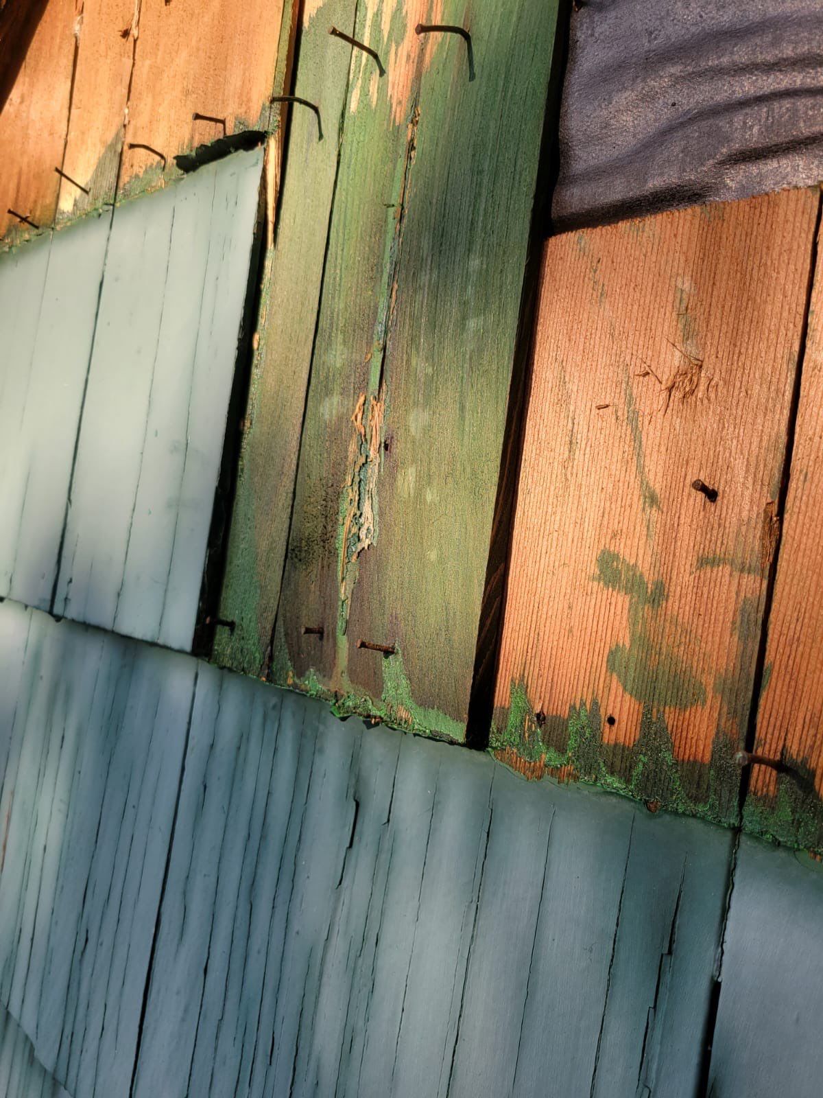 Siding Repair using Wood Shake by A Plus Exterior