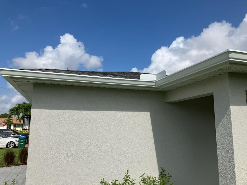 6-Inch Seamless Aluminum Gutters in Cape Coral FL by Gutter Professors