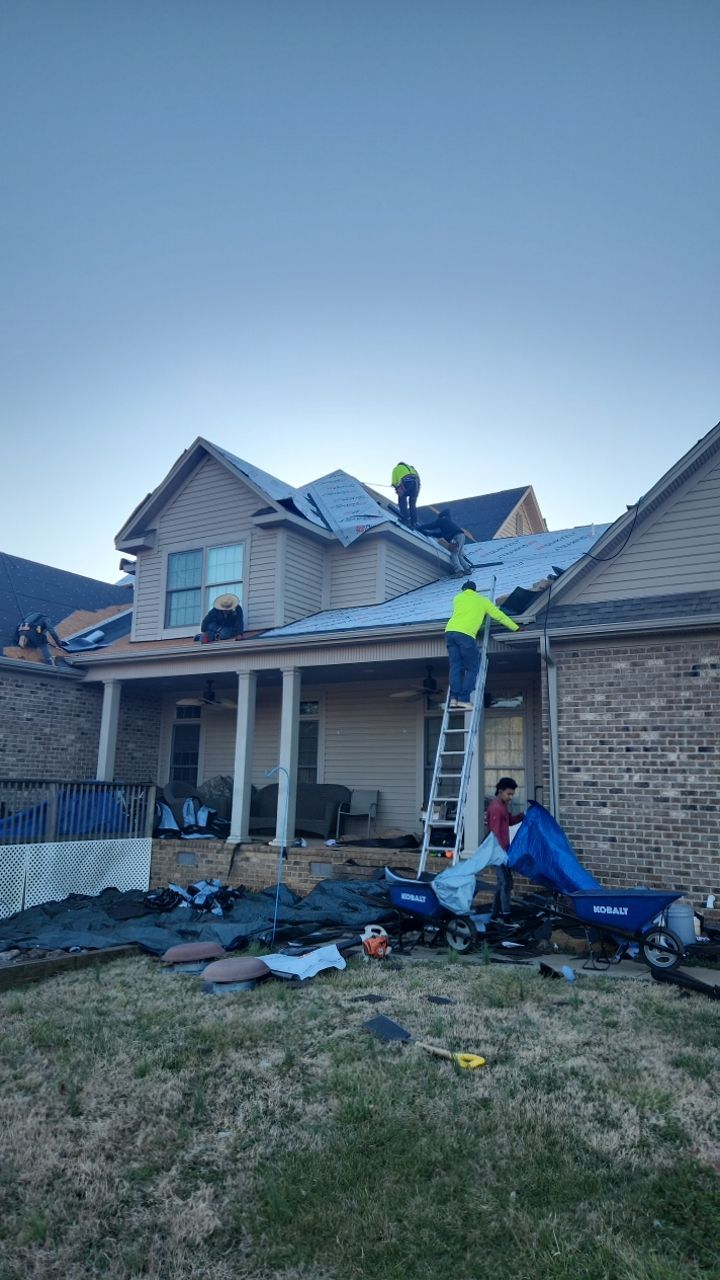 GAF Weathered Wood and Custom Copper by Just In Time Roofing and Restoration