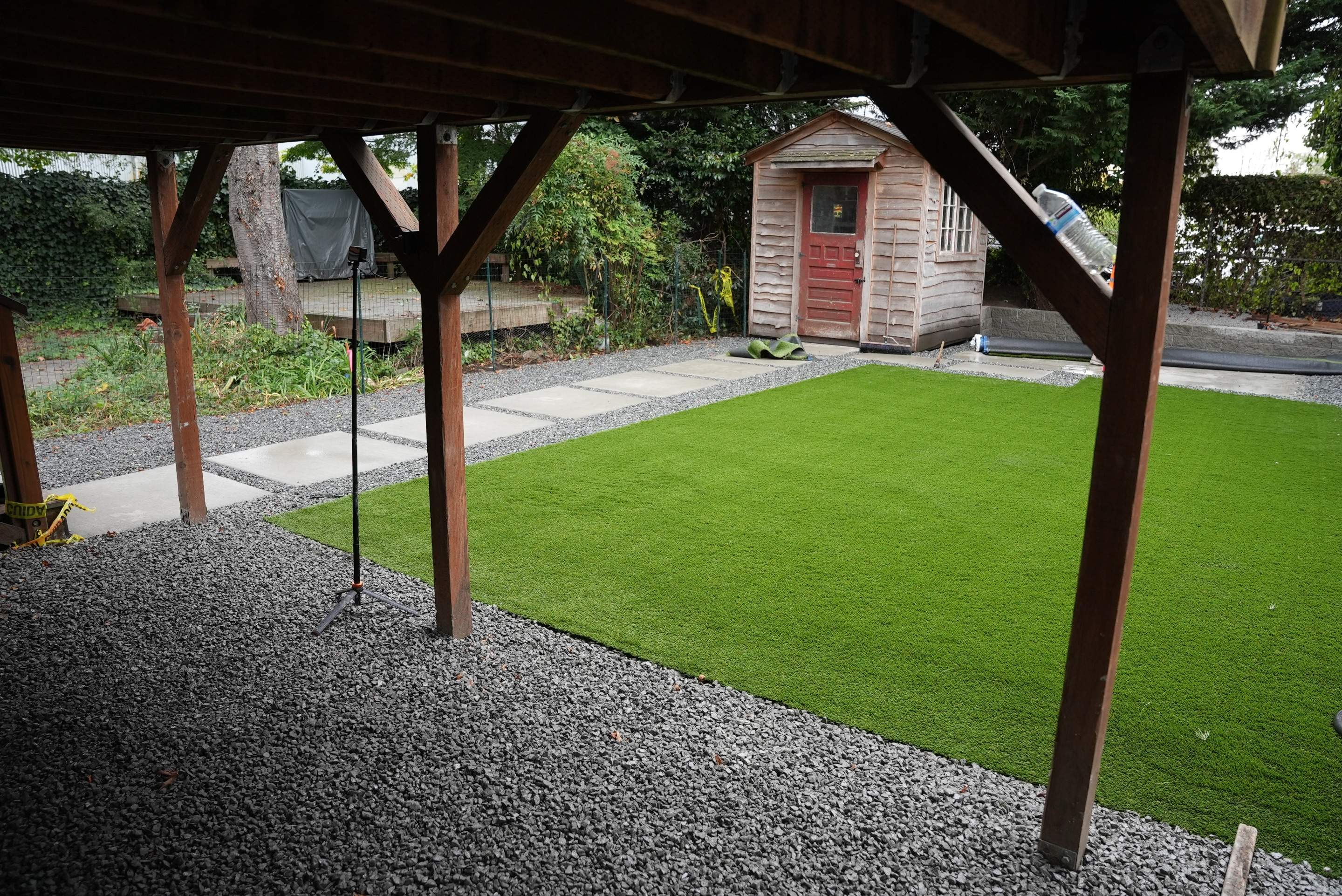 Turf Installation, Retaining Wall & Concrete Walkway | Seattle  by Jireh Asphalt & Concrete Inc 