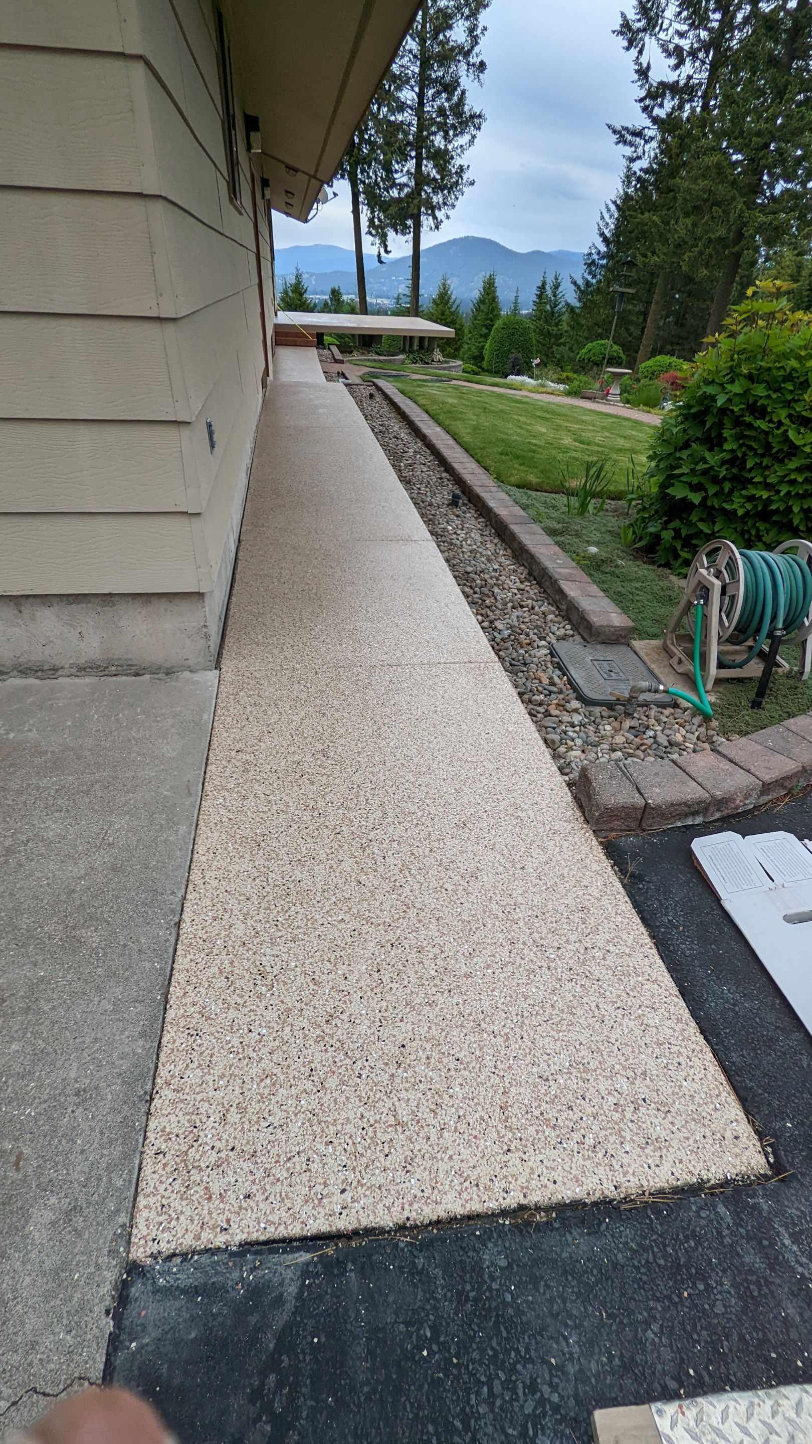 Patio Transformation using Pecan by Croc Coatings, LLC