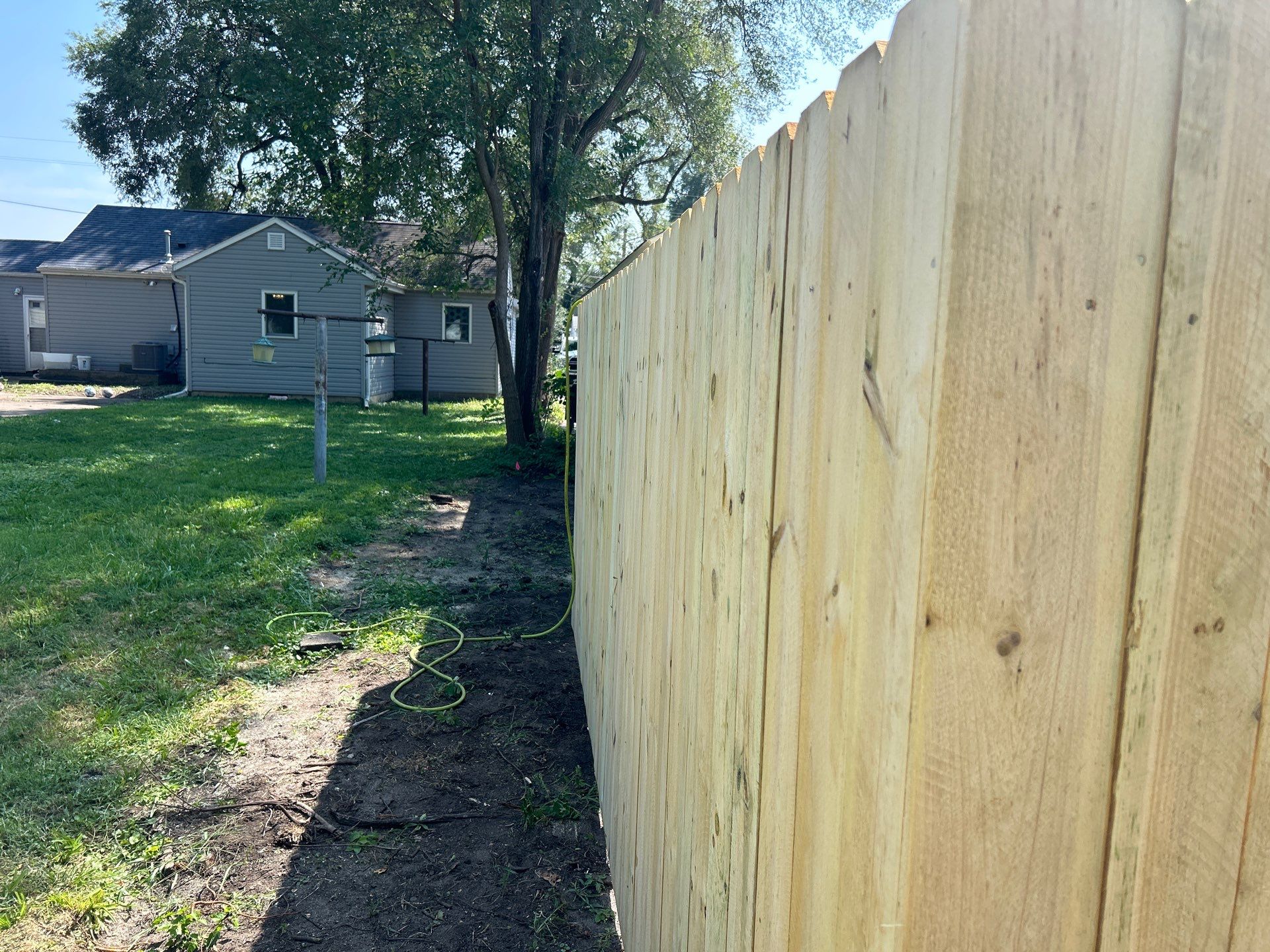 Treated Pine Privacy and Picket Fence Installation in Evansdale by Perfect Picket Fence and Stain