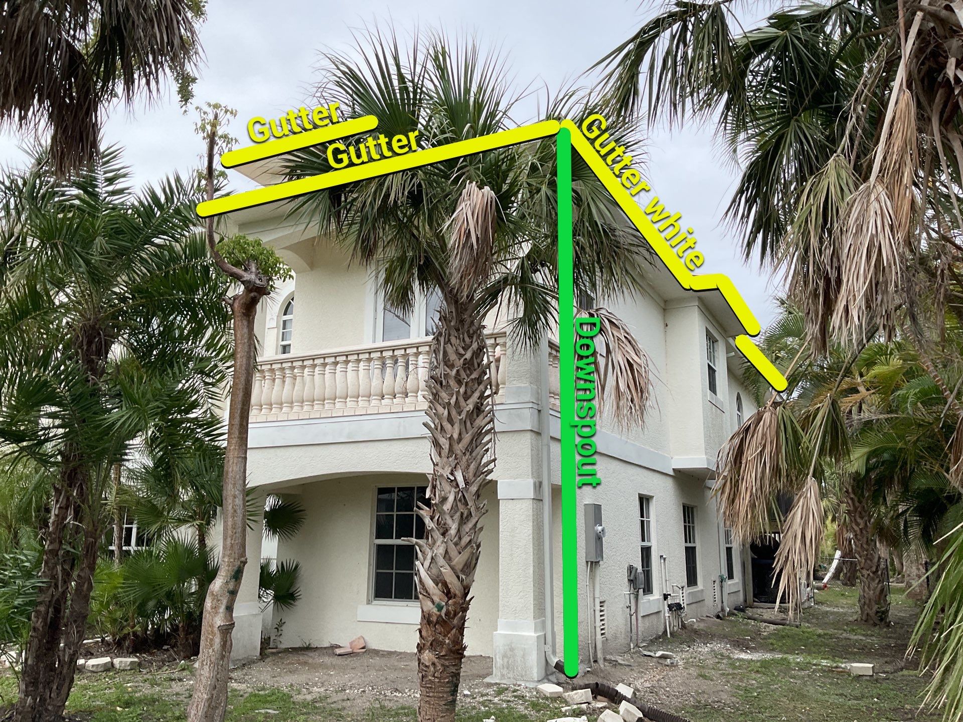 Commercial Gutters for Resorts in Sanibel FL by Gutter Professors